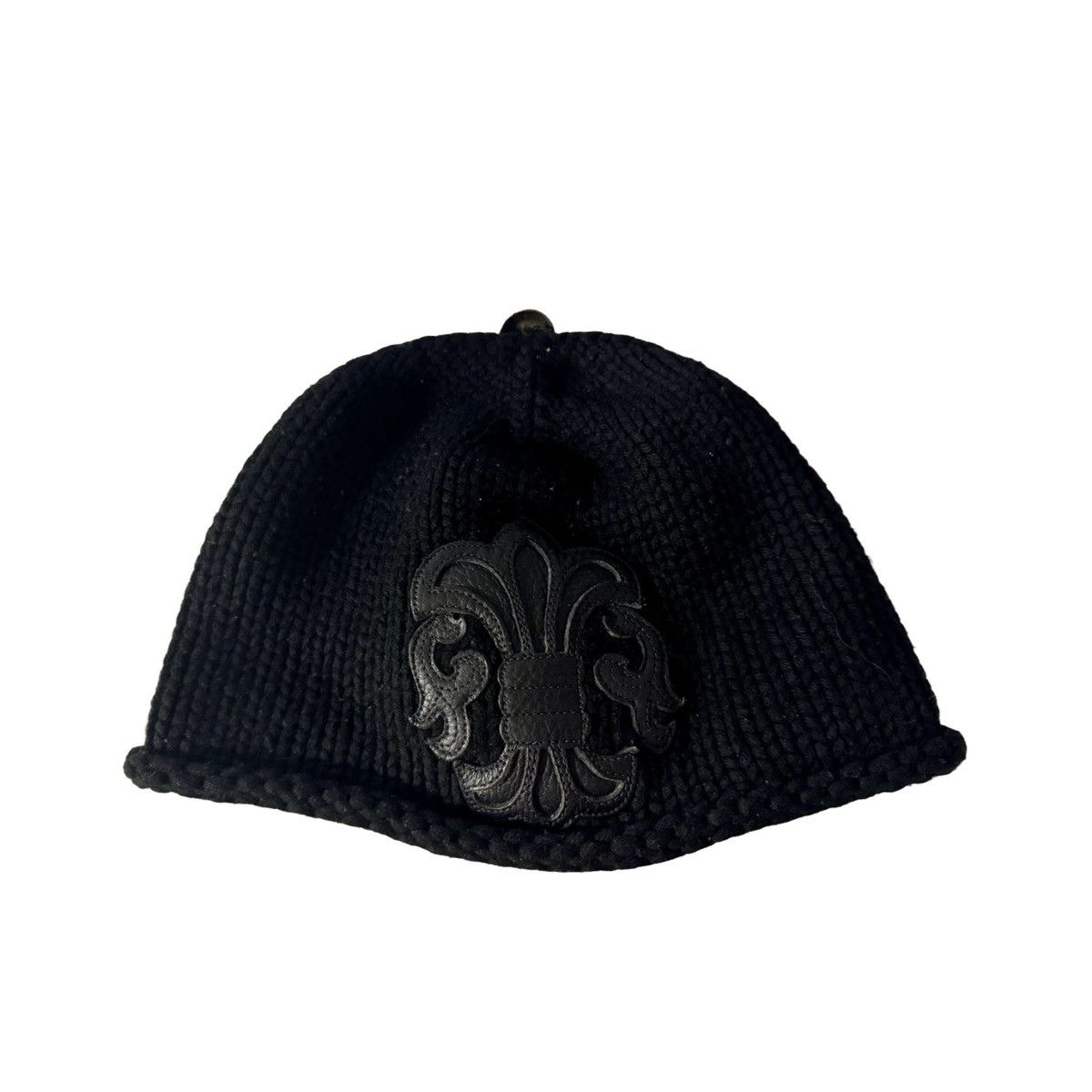 Chrome Hearts Chrom Hearts Fleur Patch Beanie Size ONE SIZE - 1 Thumbnail