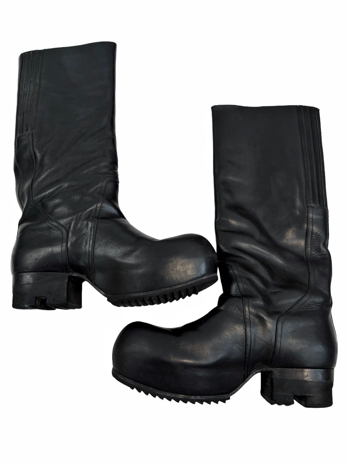 Rick Owens Sz43 High Leather Ballast Boot Size US 10 / EU 43 - 5 Thumbnail