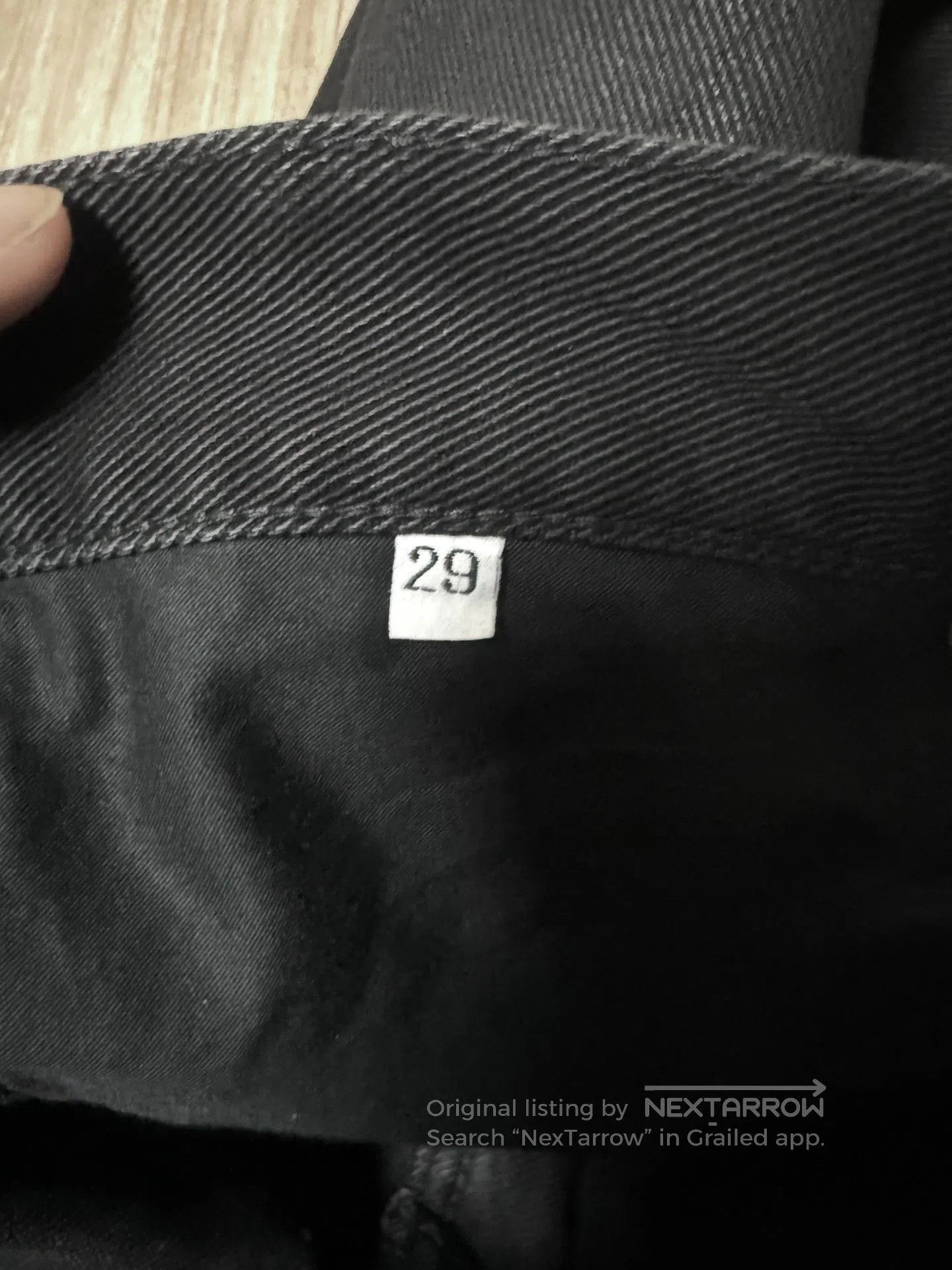 Helmut Lang Helmut Lang 1998 AW Waxed Jeans. Size US 29 - 4 Thumbnail