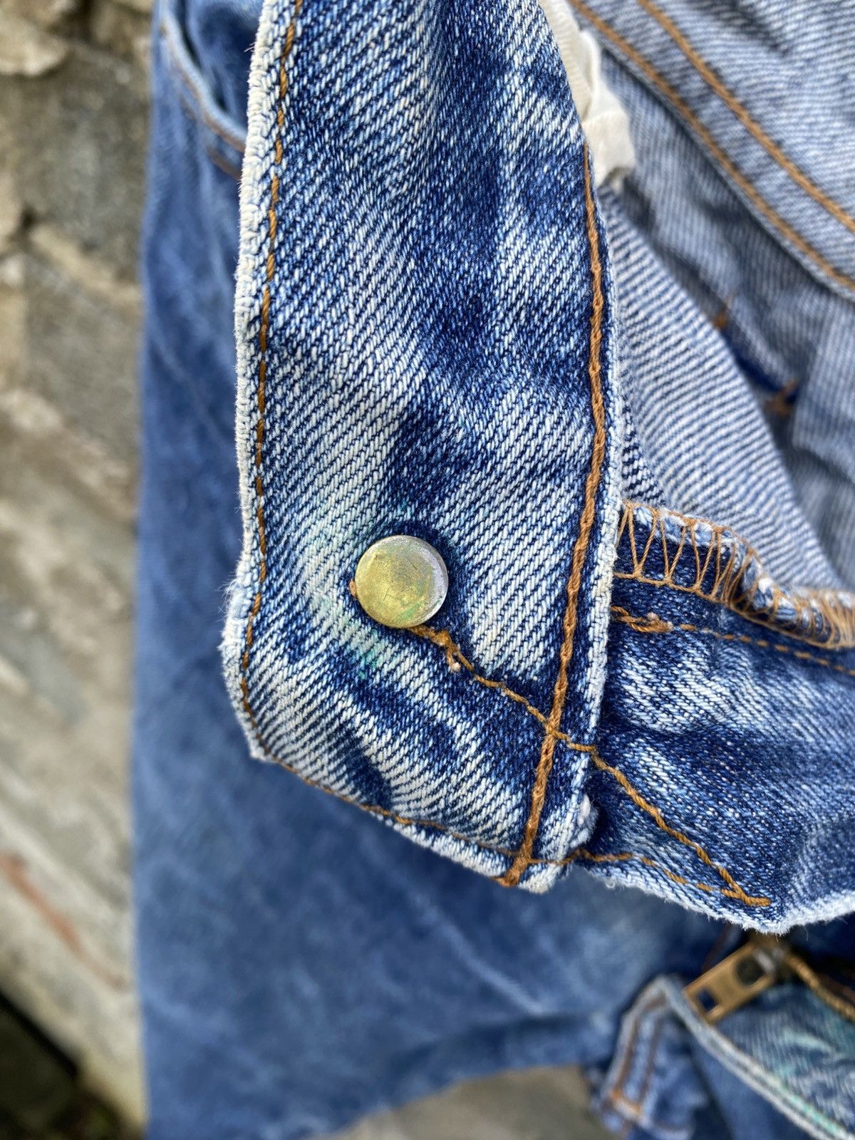 Levi's Vintage Clothing Levi's big E redline distressed japan jeans Size US 30 / EU 46 - 9 Thumbnail