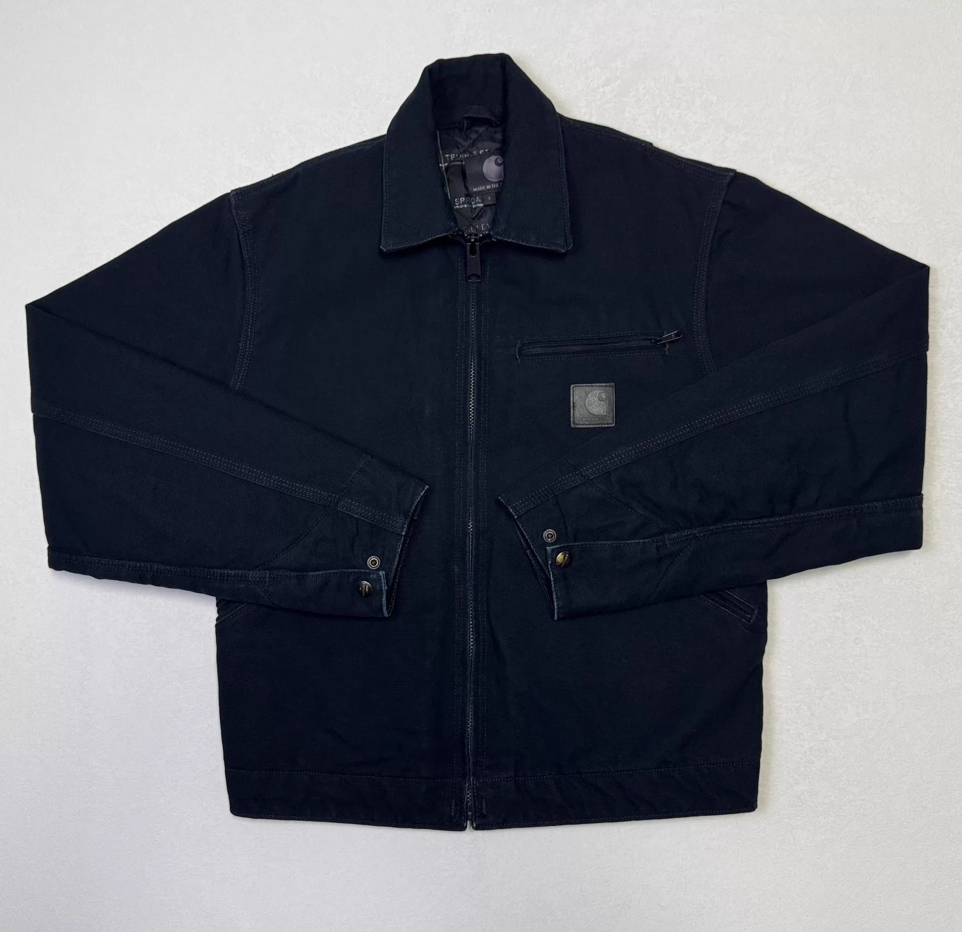 Carhartt Blacked Out Detroit Jacket Chrysler x Carhartt | Grailed
