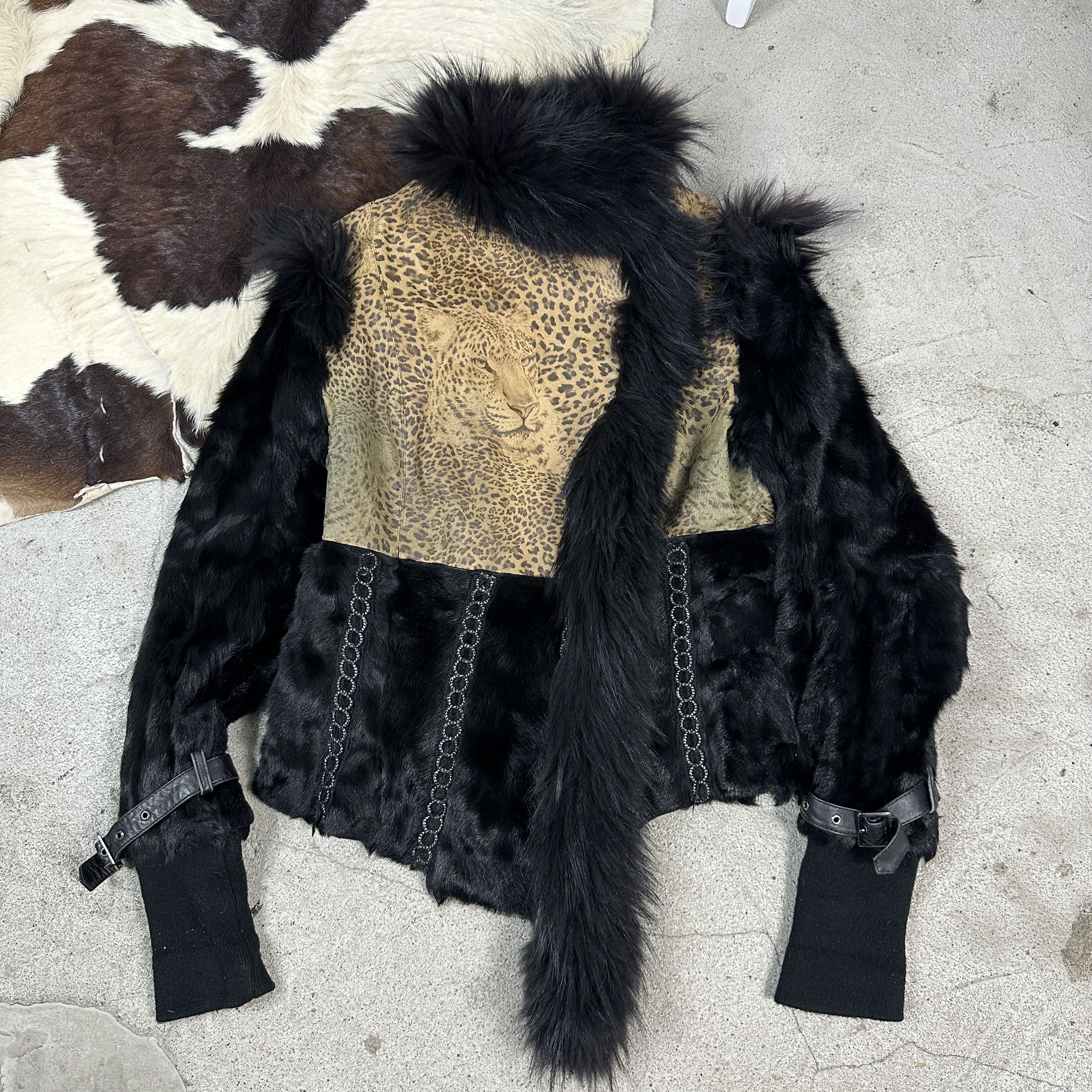 Vintage Vintage Avant Garde Opium Grunge Cheetah 90s Fur Size M / US 6-8 / IT 42-44 - 9 Thumbnail