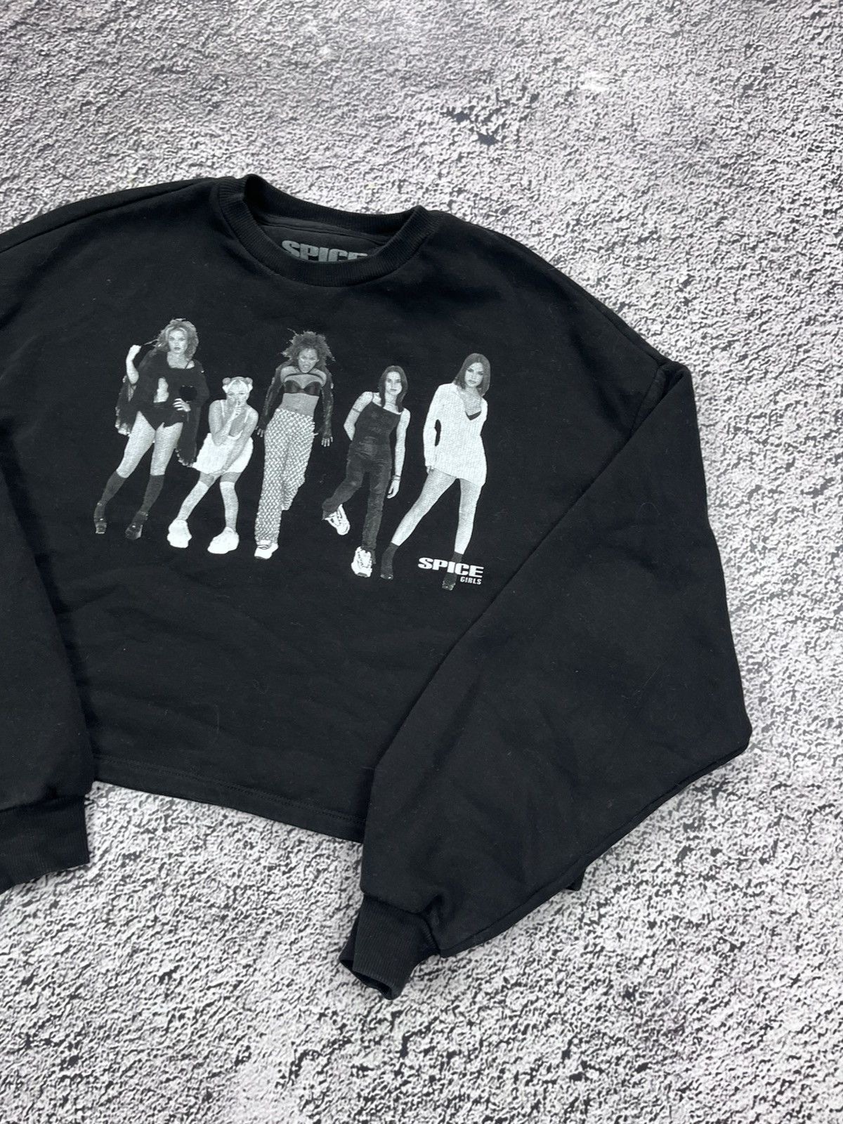 Band Tees Vintage Y2K Ice Spice Logo Cropped Sweatshirt size M Size M / US 6-8 / IT 42-44 - 4 Thumbnail