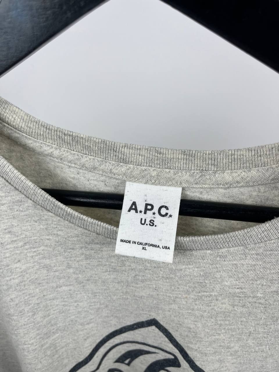 A.P.C. A.P.C. USA Gabriel Logo T-Shirt Made in California Size US XL / EU 56 / 4 - 7 Thumbnail
