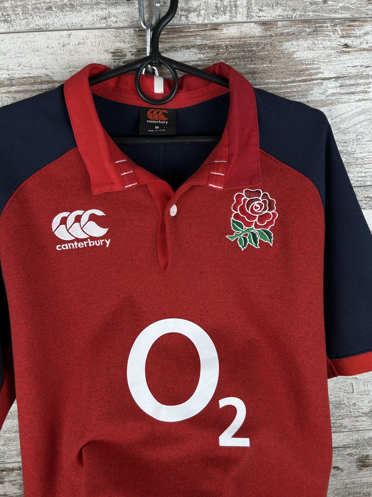 Canterbury of New Zealand Mens Vintage Canterbury England rugby polos T-shirt rare Size US M / EU 48-50 / 2 - 8 Thumbnail