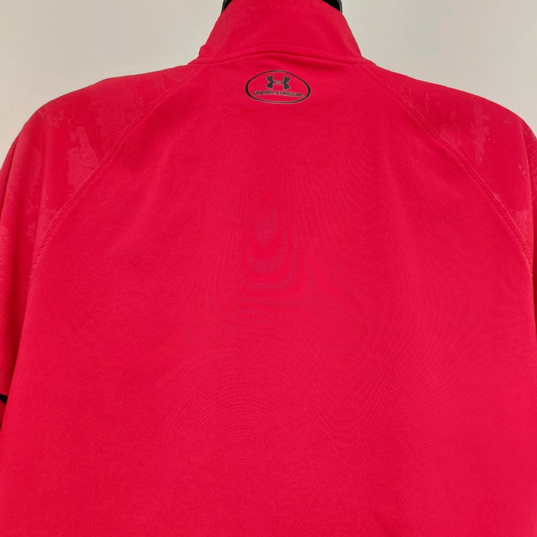 Under Armour Under Armour HeatGear 1/4 Zip Shirt Men XL Red Loose Fit Short Sleeve Functional Breathable Lightweight Utility Shirt Size US XL / EU 56 / 4 - 7 Thumbnail
