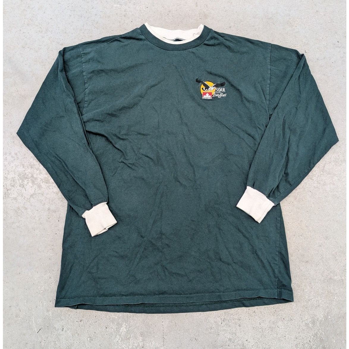 Vintage Vintage Soar with the Eagles Petro Canada long sleeve shirt Size US L / EU 52-54 / 3 - 1 Thumbnail
