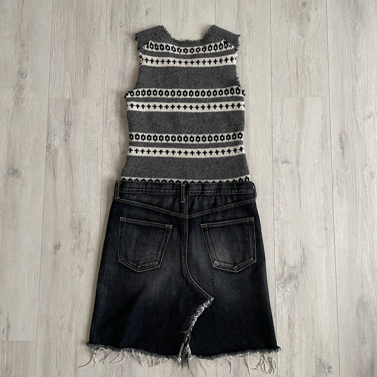 Junya Watanabe Junya Watanabe FW03 vest/skirt hybrid dress Size M / US 6-8 / IT 42-44 - 6 Thumbnail
