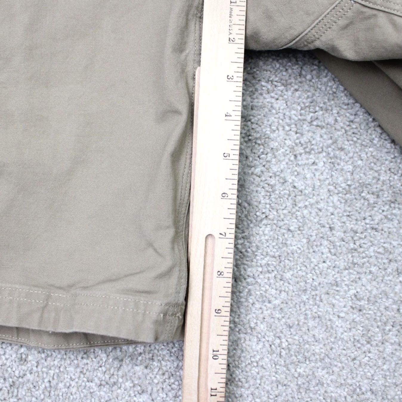 Vintage Duluth Beige DuluthFlex Fire Hose 10" Cargo Shorts Men 44 Slim/Relaxed Fit Nylon Cotton Pockets Solid (Inseam 10 in) Front Flat Front Size US 44 / EU 60 - 3 Thumbnail