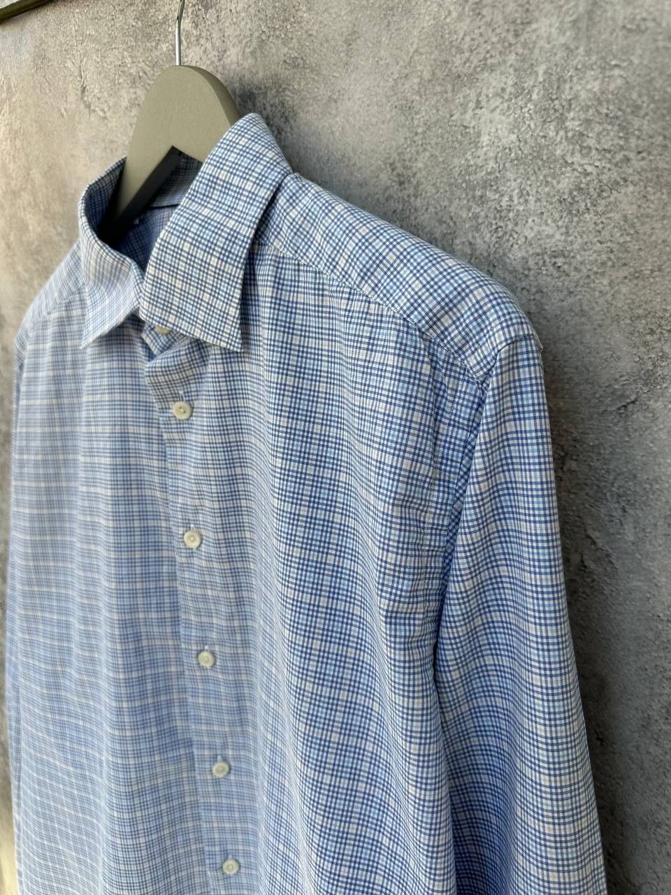 Eton Eton Contemporary Button Up Shirt Long Sleeve Plaid Size US XL / EU 56 / 4 - 6 Thumbnail