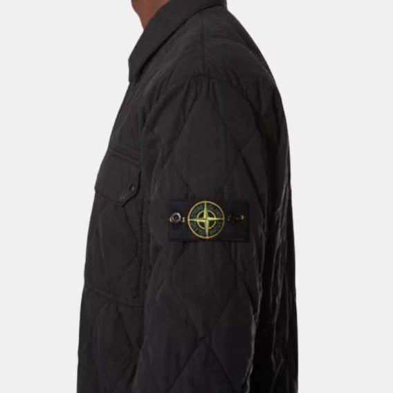 Stone Island STONE ISLAND FW24 Quilted Shirt Jacket Black S Size US S / EU 44-46 / 1 - 7 Thumbnail