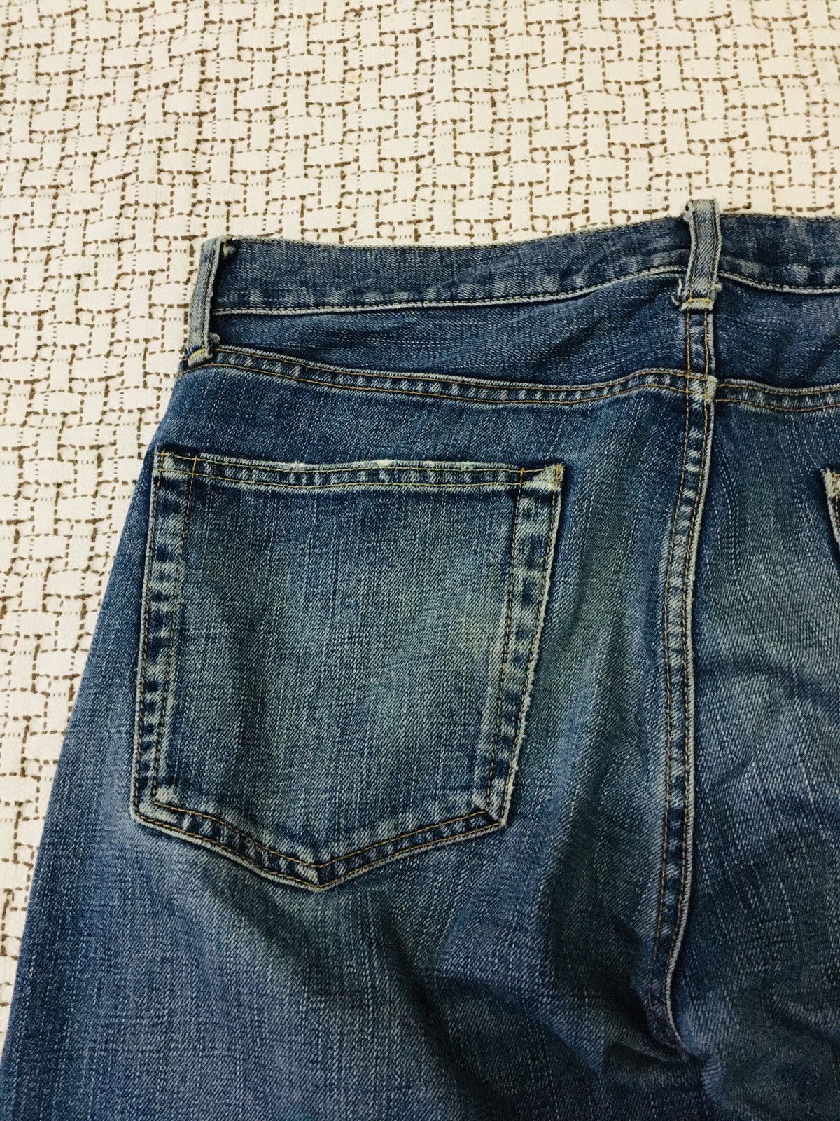 Japanese Brand × Uniqlo Uniqlo Regular Fit Straight Jeans (16) Size US 35 - 3 Thumbnail