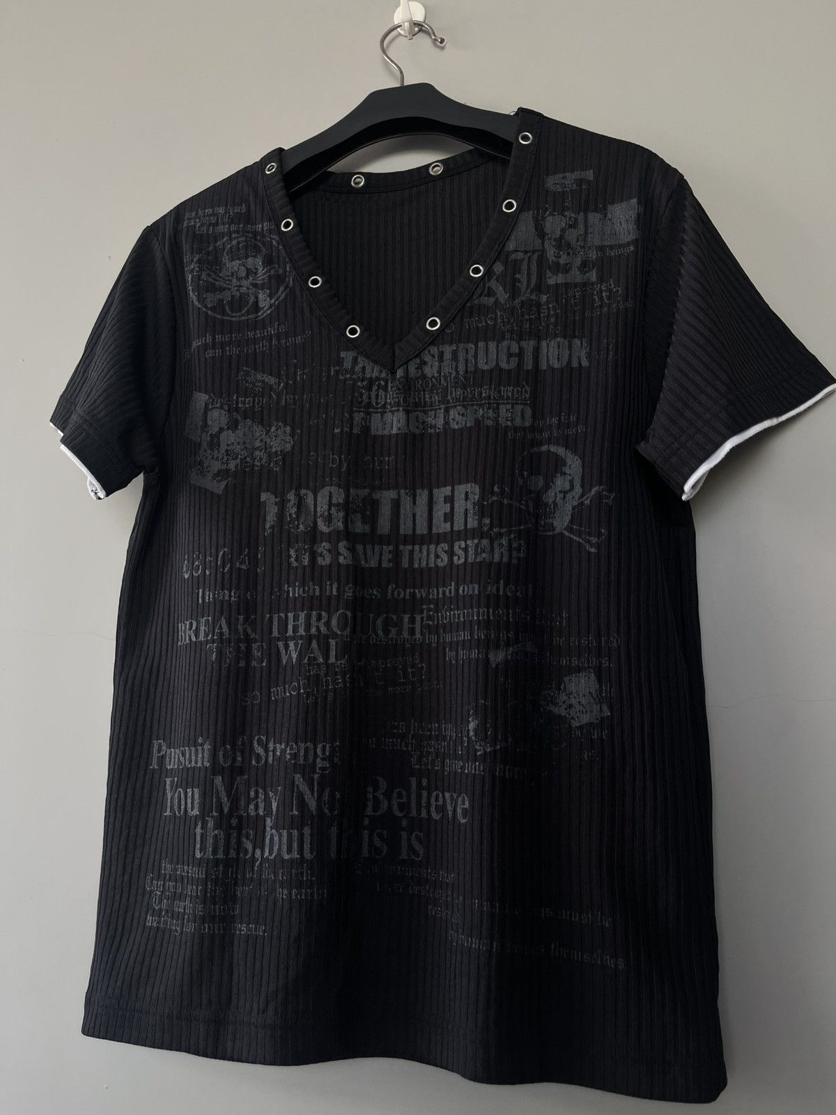 If Six Was Nine JAPANESE BRAND POEM SKULL STUDDED SEDITIONARIES PUNK STYLE Size US M / EU 48-50 / 2 - 2 Thumbnail
