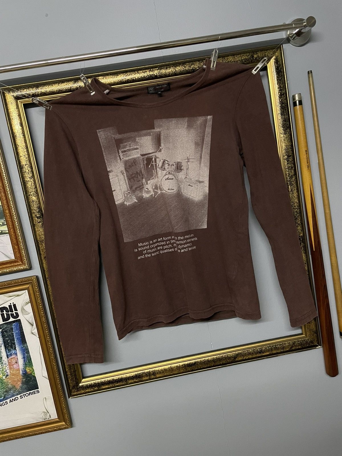 Michel Klein Vintage 1990s Japan Michel Klein ‘Music Is Art’ Longsleeve Size US S / EU 44-46 / 1 - 2 Thumbnail