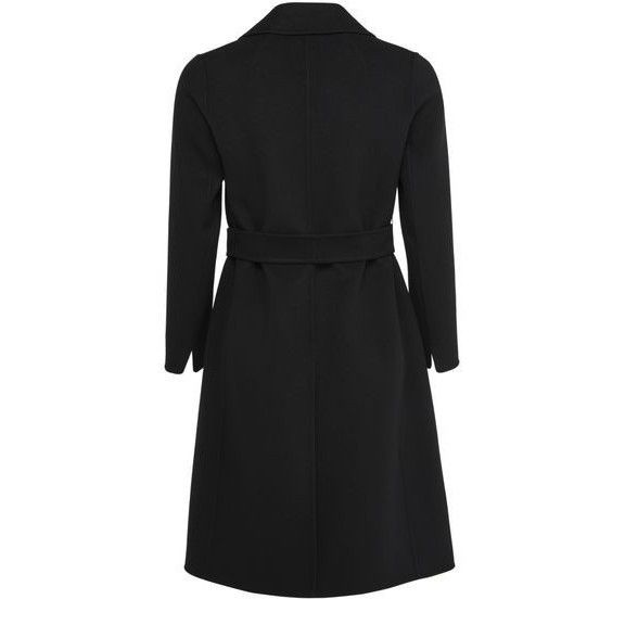 Max Mara MAX MARA Pauline Belted Black Wool Coat New & Authentic (Wom Size M / US 6-8 / IT 42-44 - 2 Thumbnail