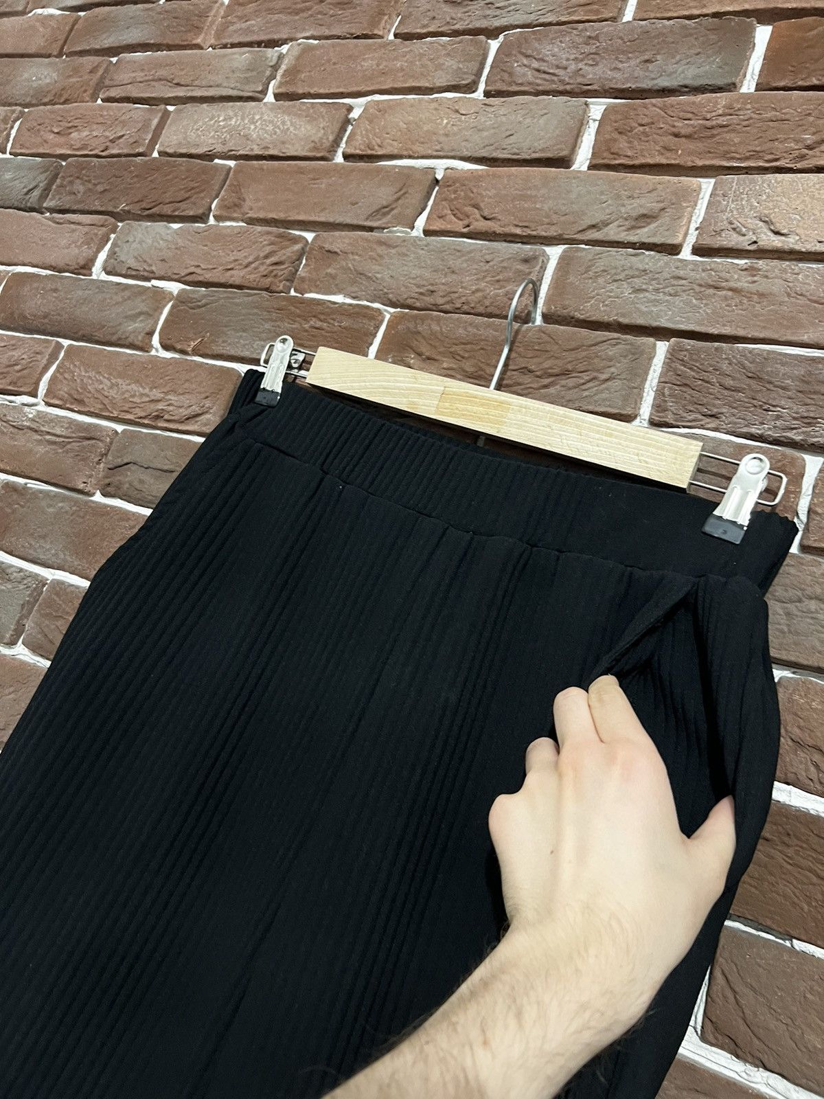 Japanese Brand Rare Vintage Y2k Casual Black Light Pant Issey Miyake Vibe Size US 34 / EU 50 - 7 Thumbnail