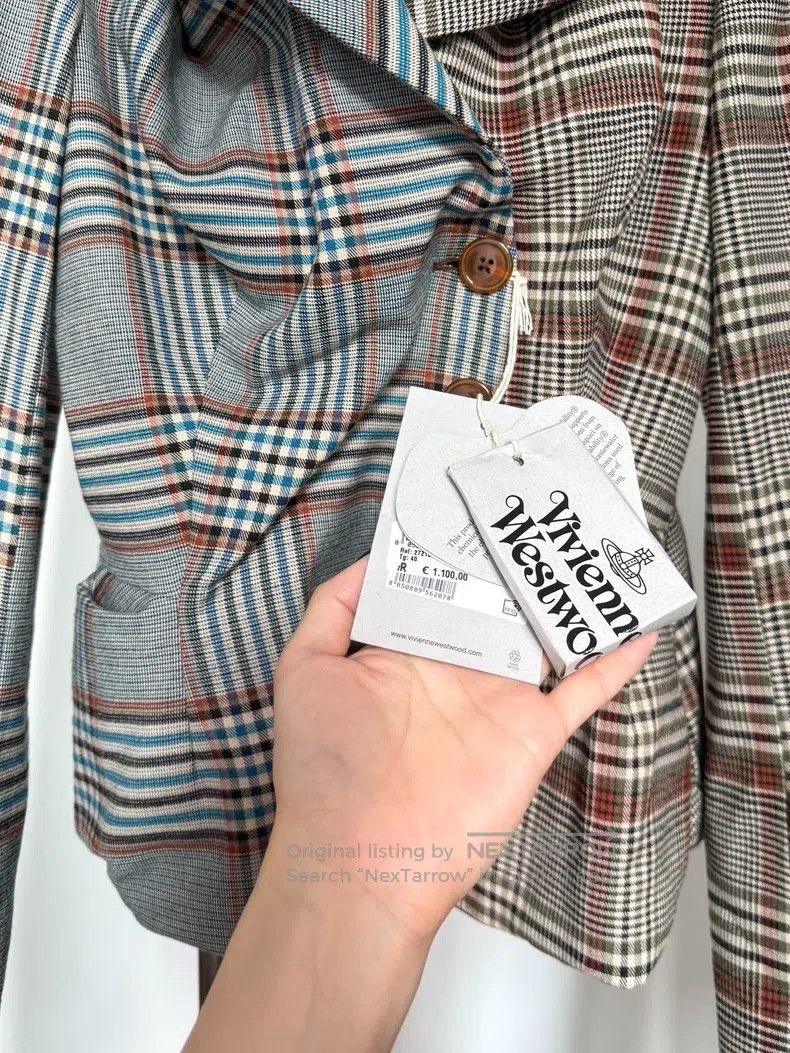 Vivienne Westwood Vivienne Westwood Vintage Alcoholic Jacket Tweed Blazer Size XS / US 0-2 / IT 36-38 - 6 Thumbnail