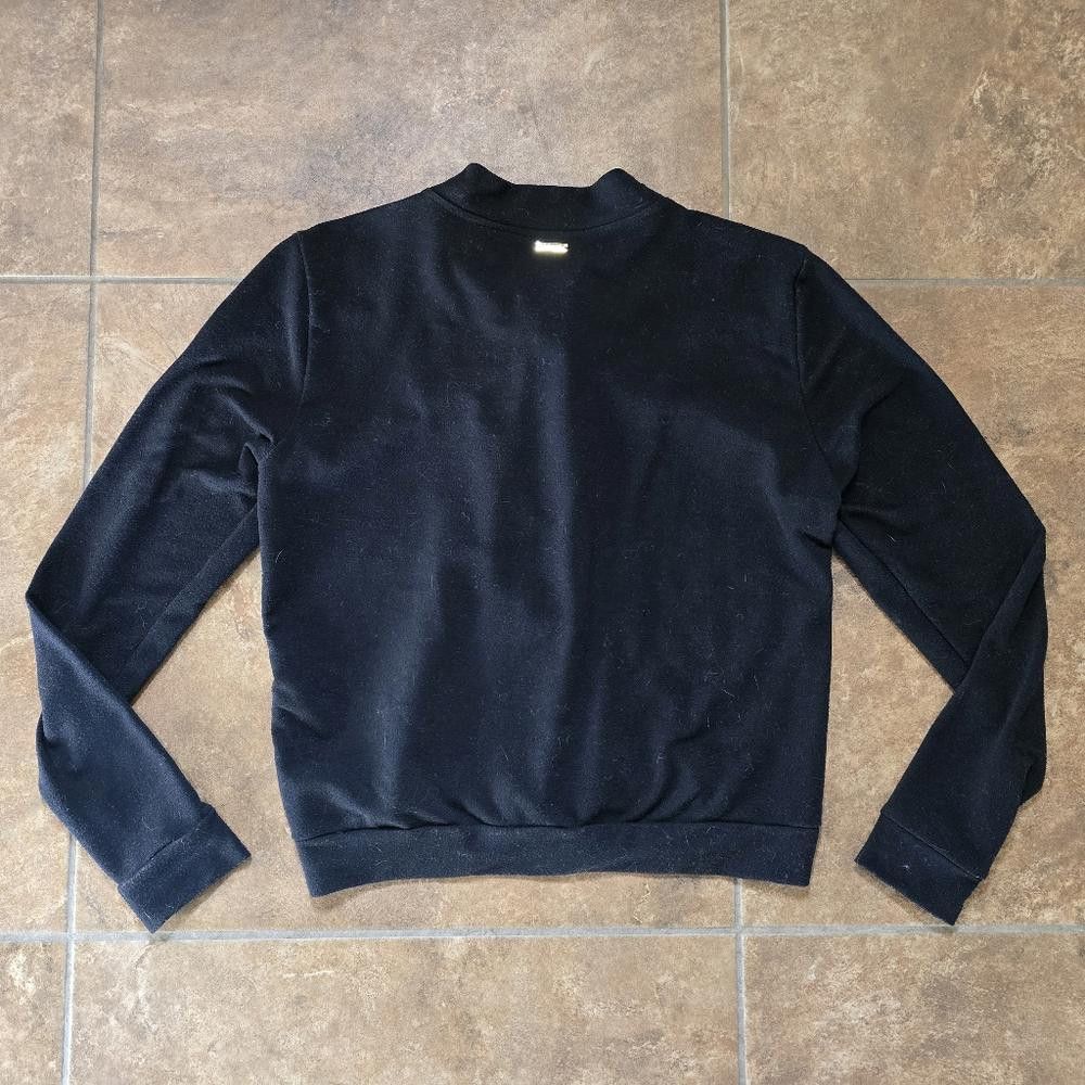 Designer Black Disco Romance | ABUSY | Zip Up Size L / US 10 / IT 46 - 2 Thumbnail