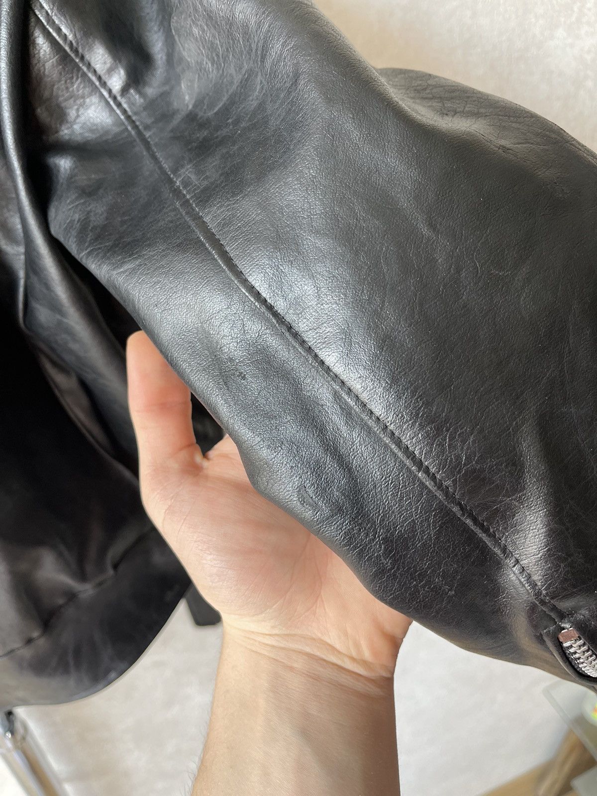 Vintage Vintage Faux Leather Perfecto Biker Jacket / Double Rider Size XS / US 0-2 / IT 36-38 - 18 Thumbnail
