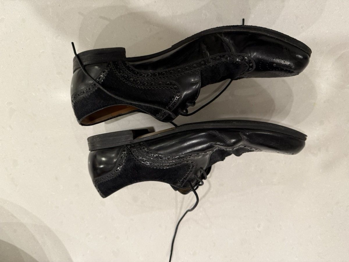 Gucci Gucci Black Leather and Pony Hair Brogues Size US 9.5 / EU 42-43 - 4 Thumbnail