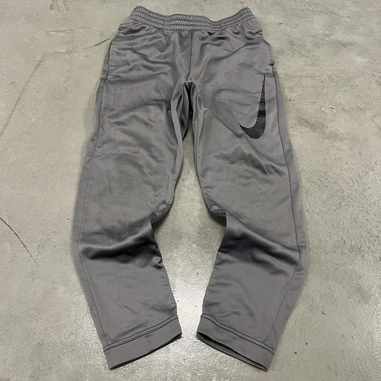 Nike Vintage Y2K/2000s Nike big Swoosh grey Essential Sweatpants! Size US 30 / EU 46 - 1 Thumbnail