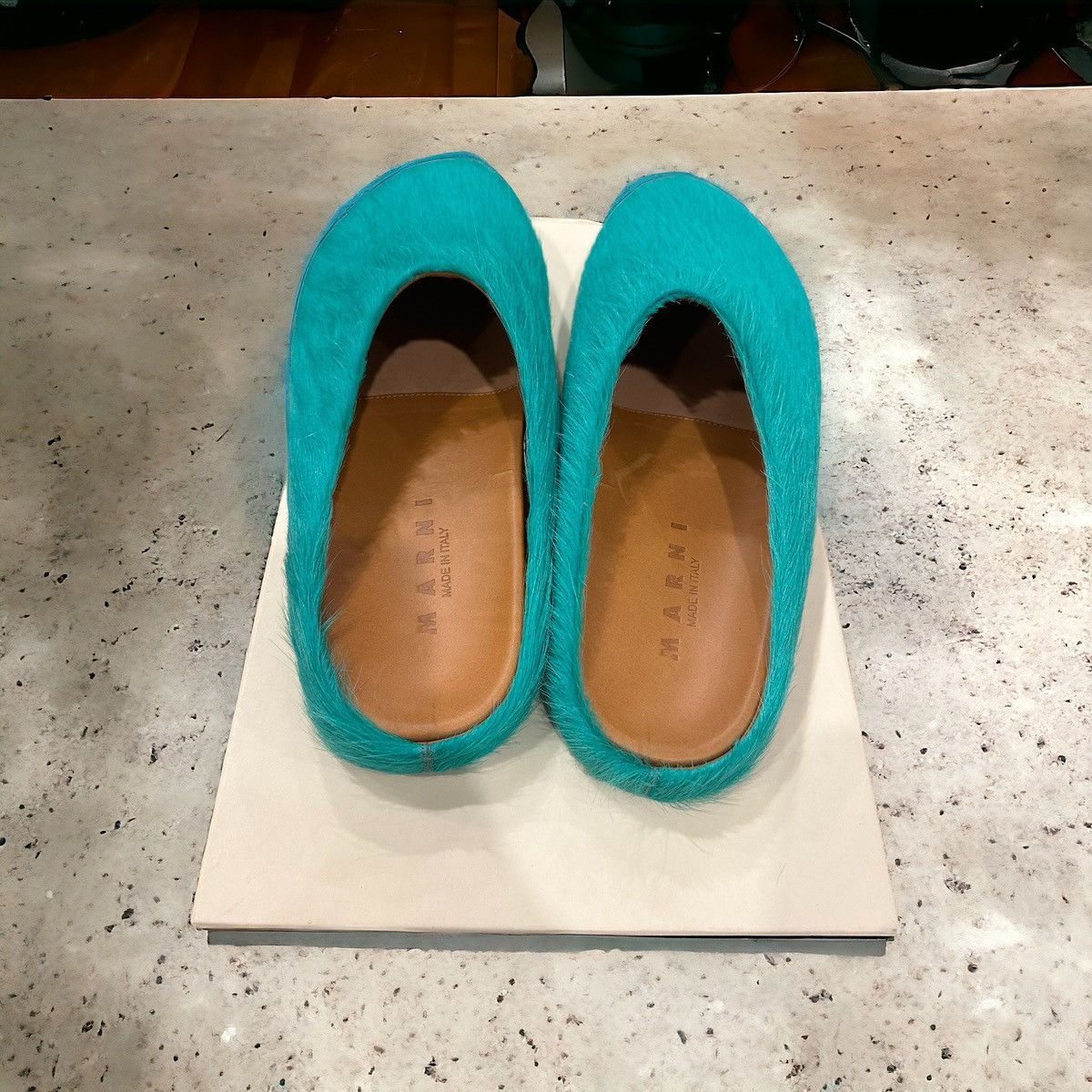 Marni Marni Mules Turquoise Size US 9 / EU 42 - 2 Thumbnail