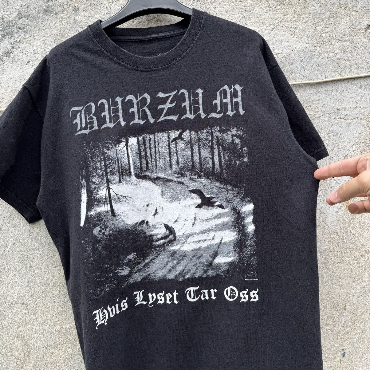 Band Tees 00s Burzum Hvis Lyset Tar Oss Dark Metal Tee Cradle of Filth Size US M / EU 48-50 / 2 - 5 Thumbnail