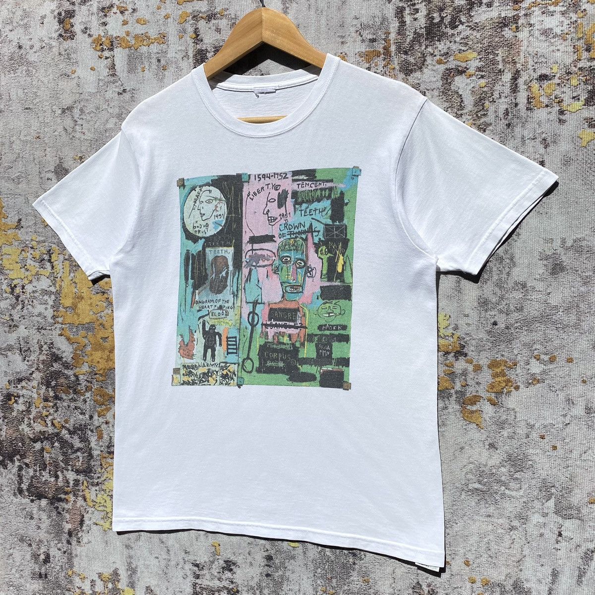 Arts & Science × Jean-Michel Basquiat × Vintage Vintage Jean-Michel Basquiat Shirt American Artist Size US S / EU 44-46 / 1 - 3 Thumbnail