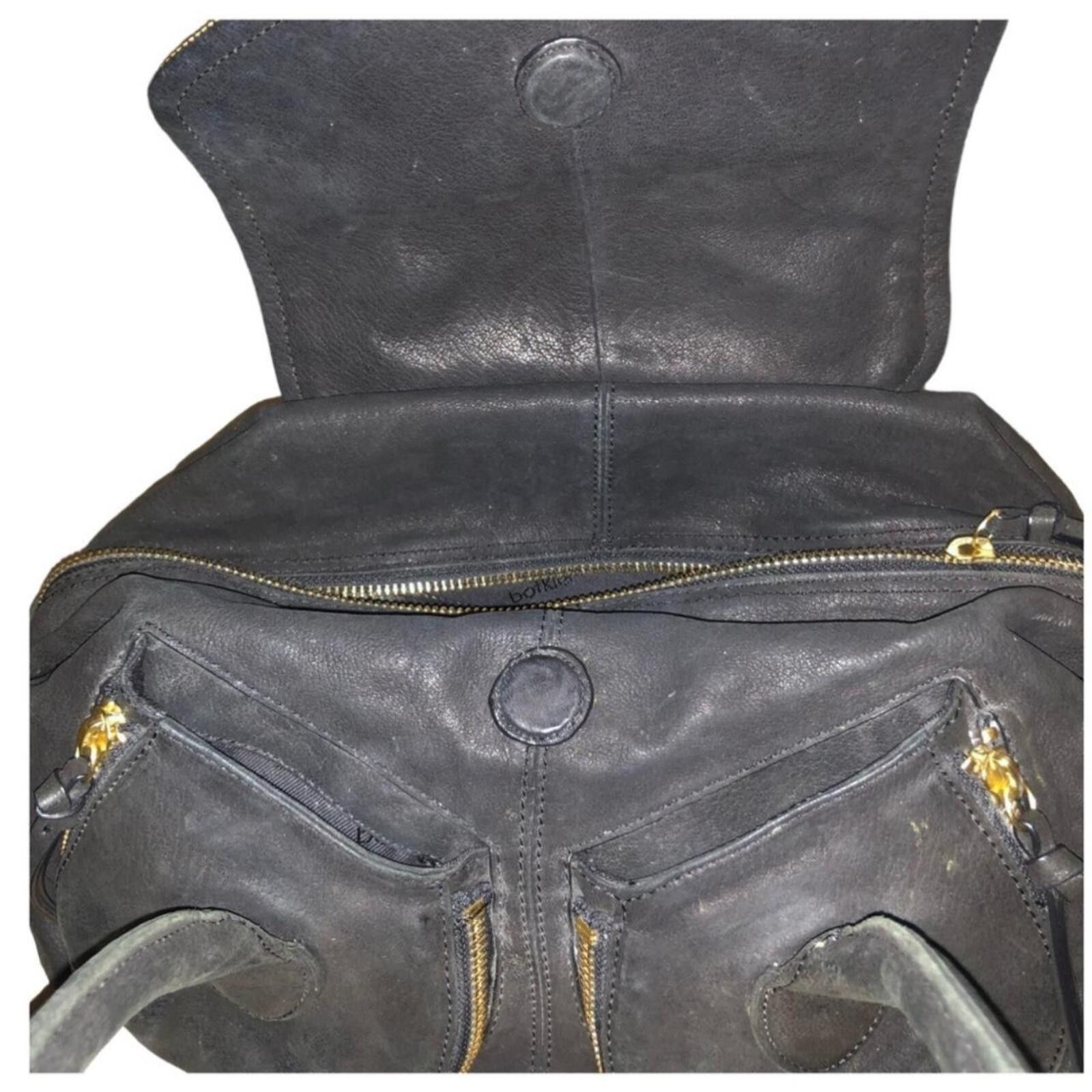 Other Botkier Black leather bohemian handbag with gold hardware Size ONE SIZE - 4 Thumbnail