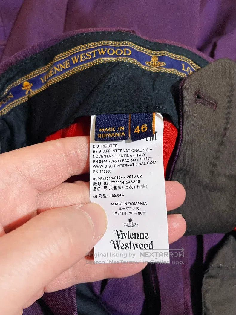 Vivienne Westwood Vivienne Westwood Wool Casual Suit, deep burgundy with mat Size 46R - 8 Thumbnail