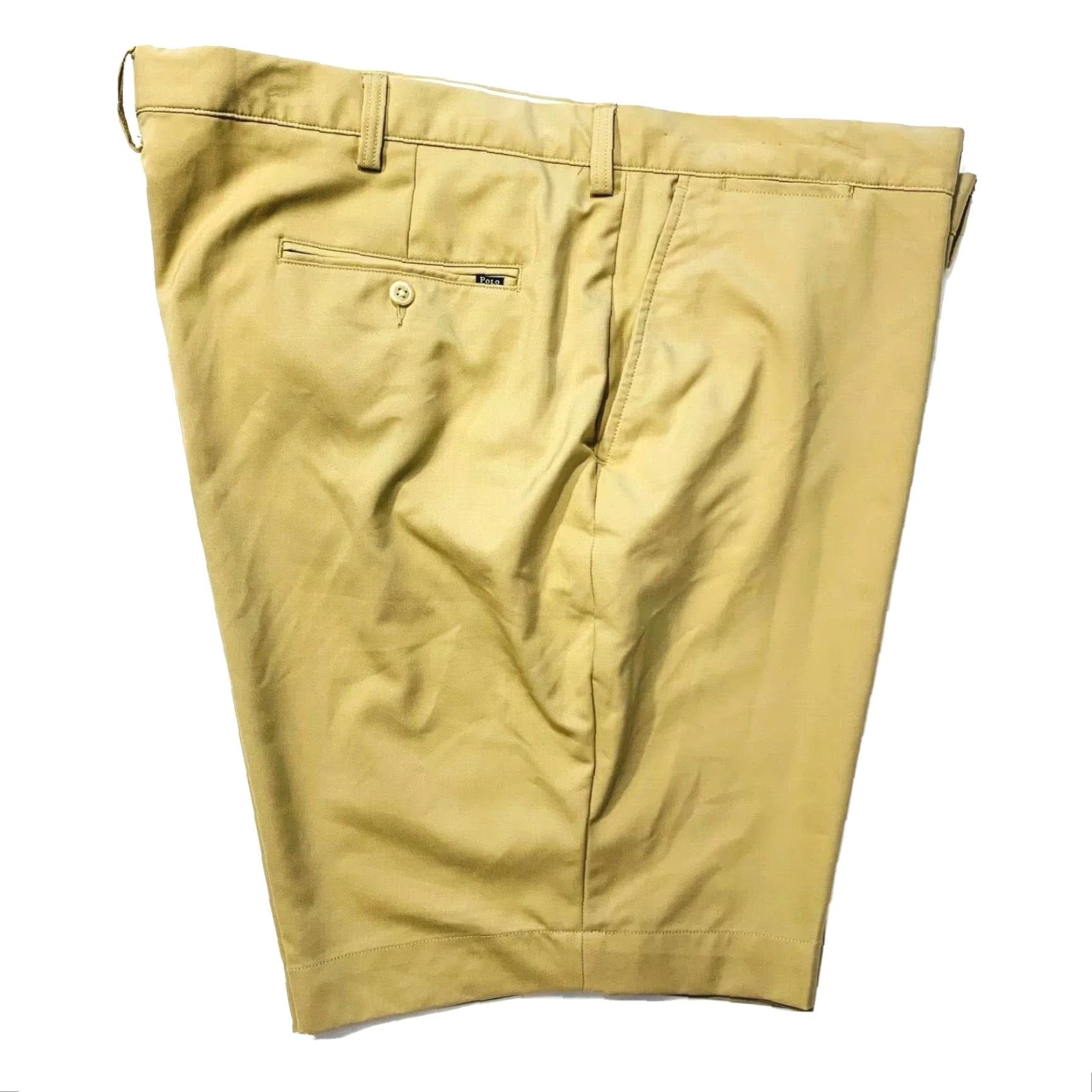 Polo Ralph Lauren VINTAGE Polo Ralph Lauren Tech Performance Chino Shorts Men 42 Beige Wicking Golf Casual 9in Inseam Regular Fit NWOT PKG? Size US XL / EU 56 / 4 - 3 Thumbnail