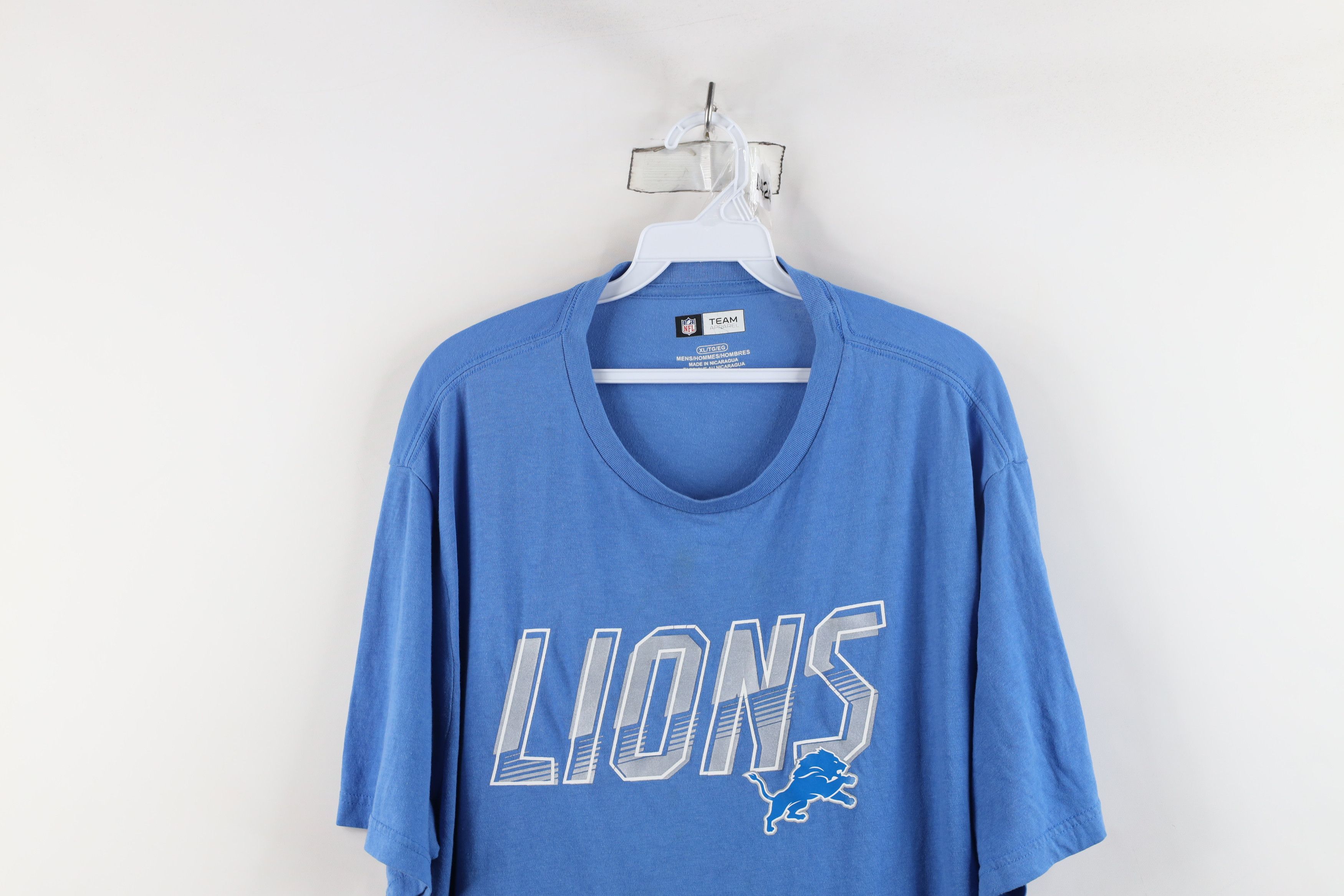 Vintage Y2K NFL Spell Detroit Lions Football Short Sleeve T-Shirt Size US XL / EU 56 / 4 - 2 Thumbnail