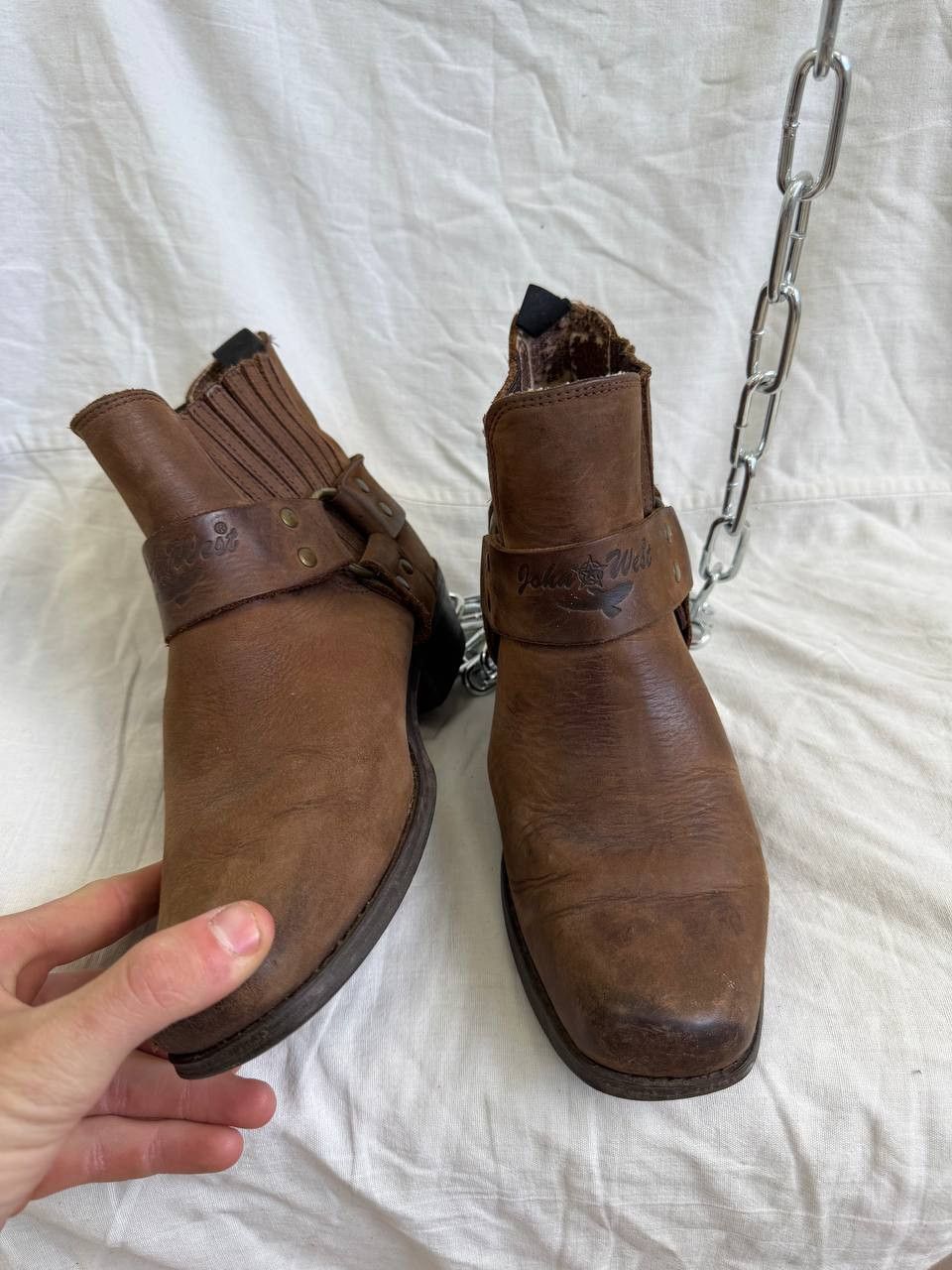If Six Was Nine Ankle zipper guidi style boots y2k opium punk style 90s Size US 6.5 / IT 36.5 - 9 Thumbnail