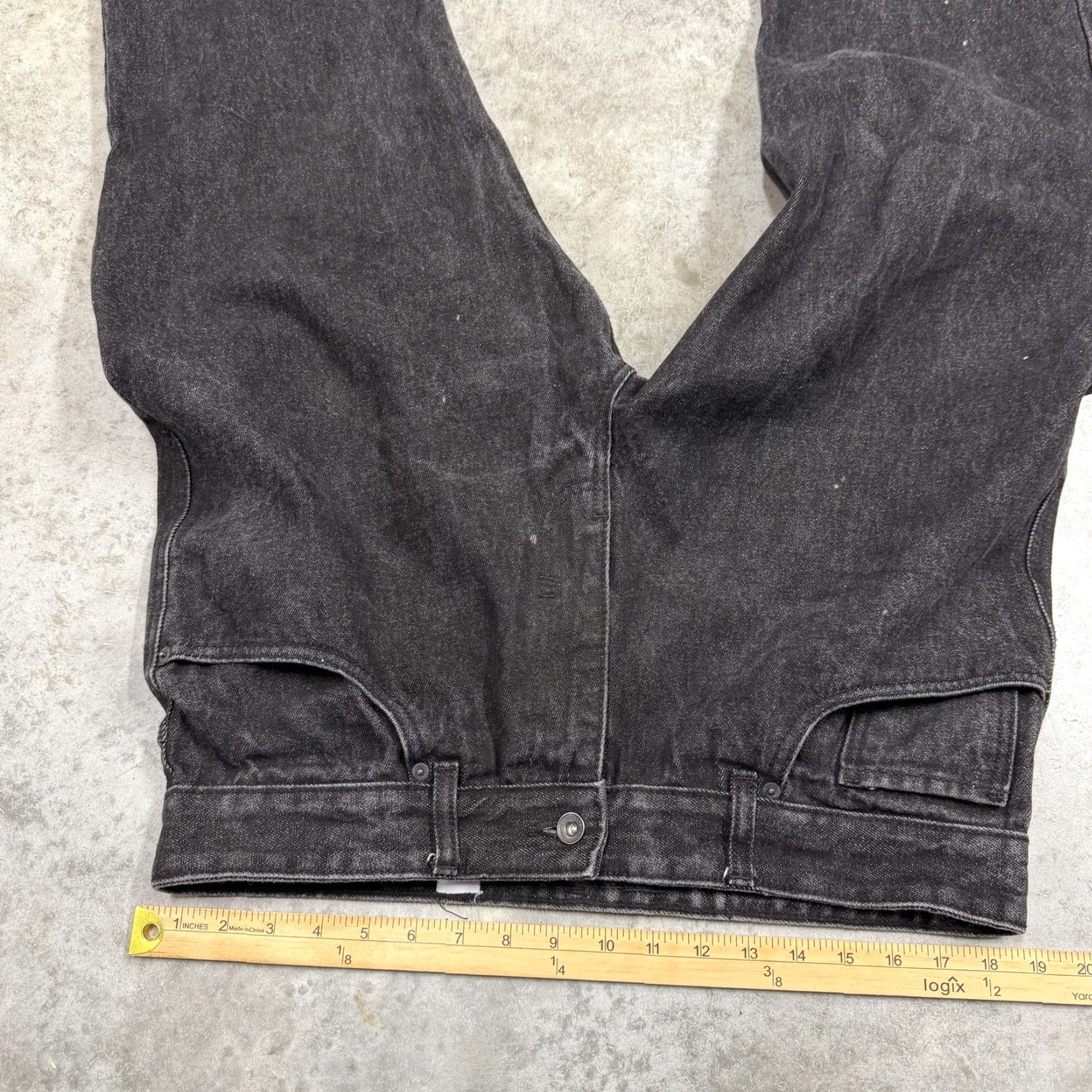 Rocawear Rocawear Jeans Mens 38x29 Black Charcoal Wash Regular Fit Straight Hip Hop Denim Size US 38 / EU 54 - 6 Thumbnail