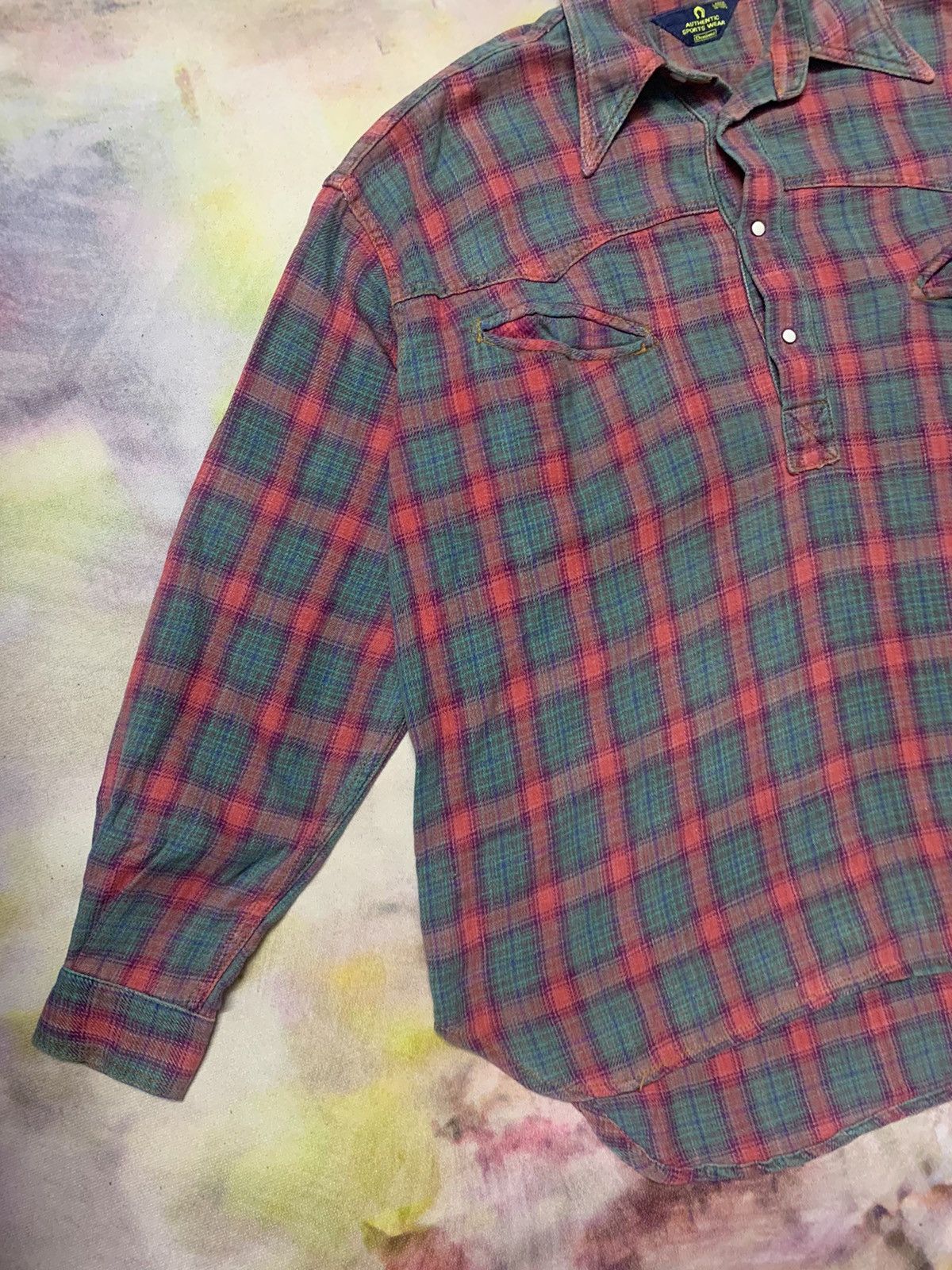 Denime Vintage DENIME Japan American Tradition Flannel Size US L / EU 52-54 / 3 - 3 Thumbnail