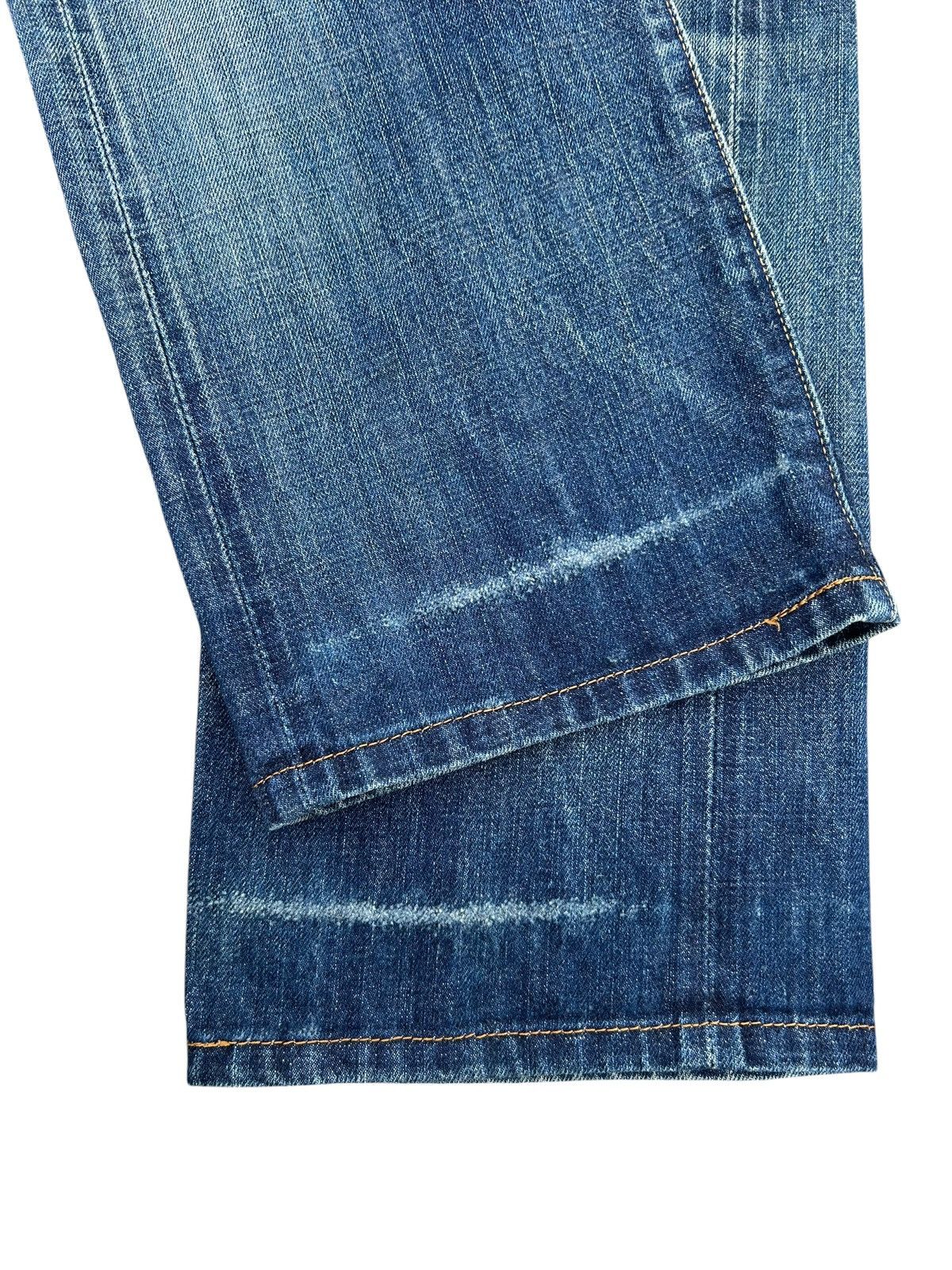 Kapital Thrashed Vintage Levis Big E Selvedge Denim Jeans Size US 32 / EU 48 - 13 Thumbnail