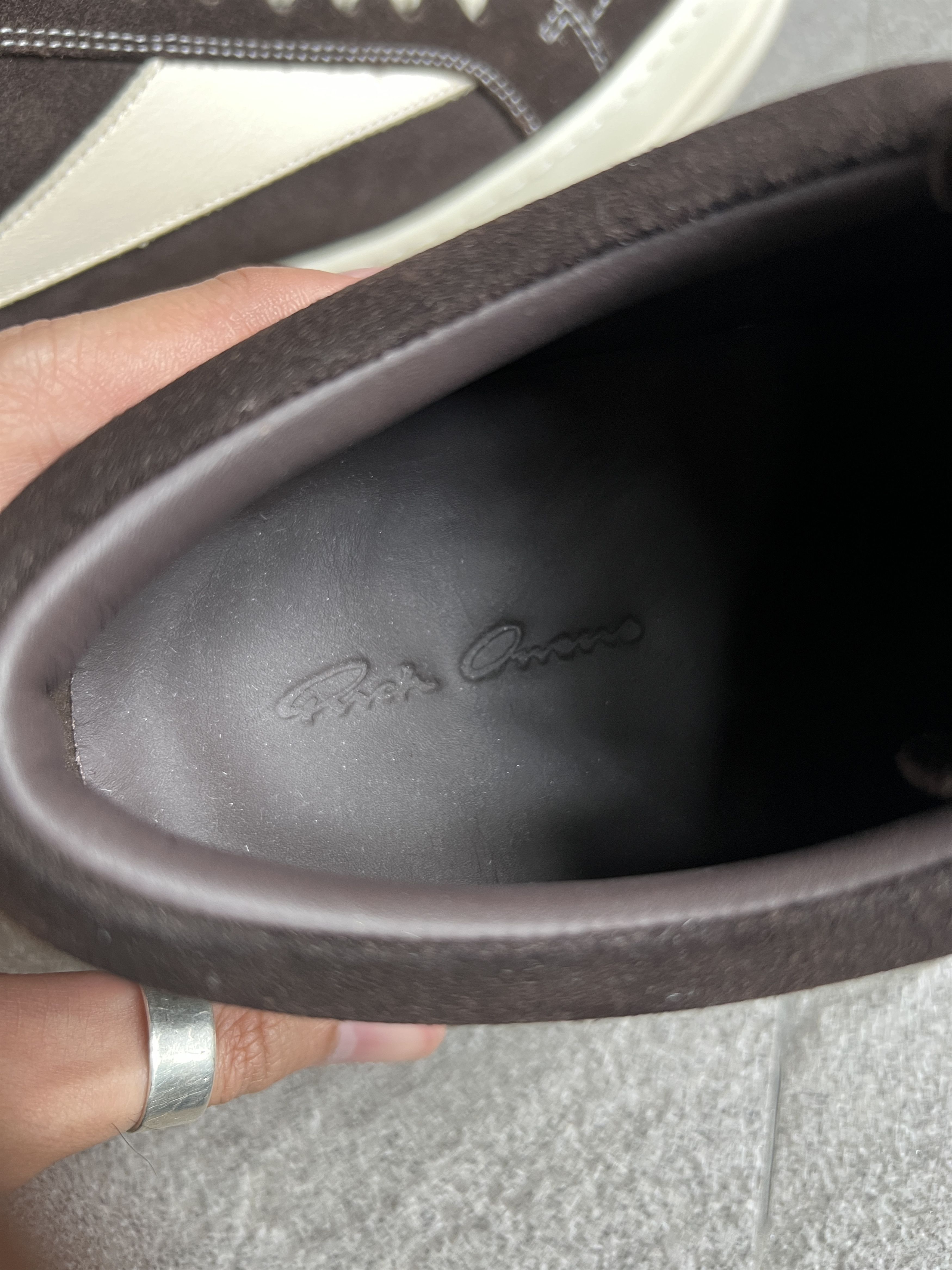 Rick Owens Rick Owens Vans Sneaks Mahogany Milk EU42 New Size US 9 / EU 42 - 10 Thumbnail