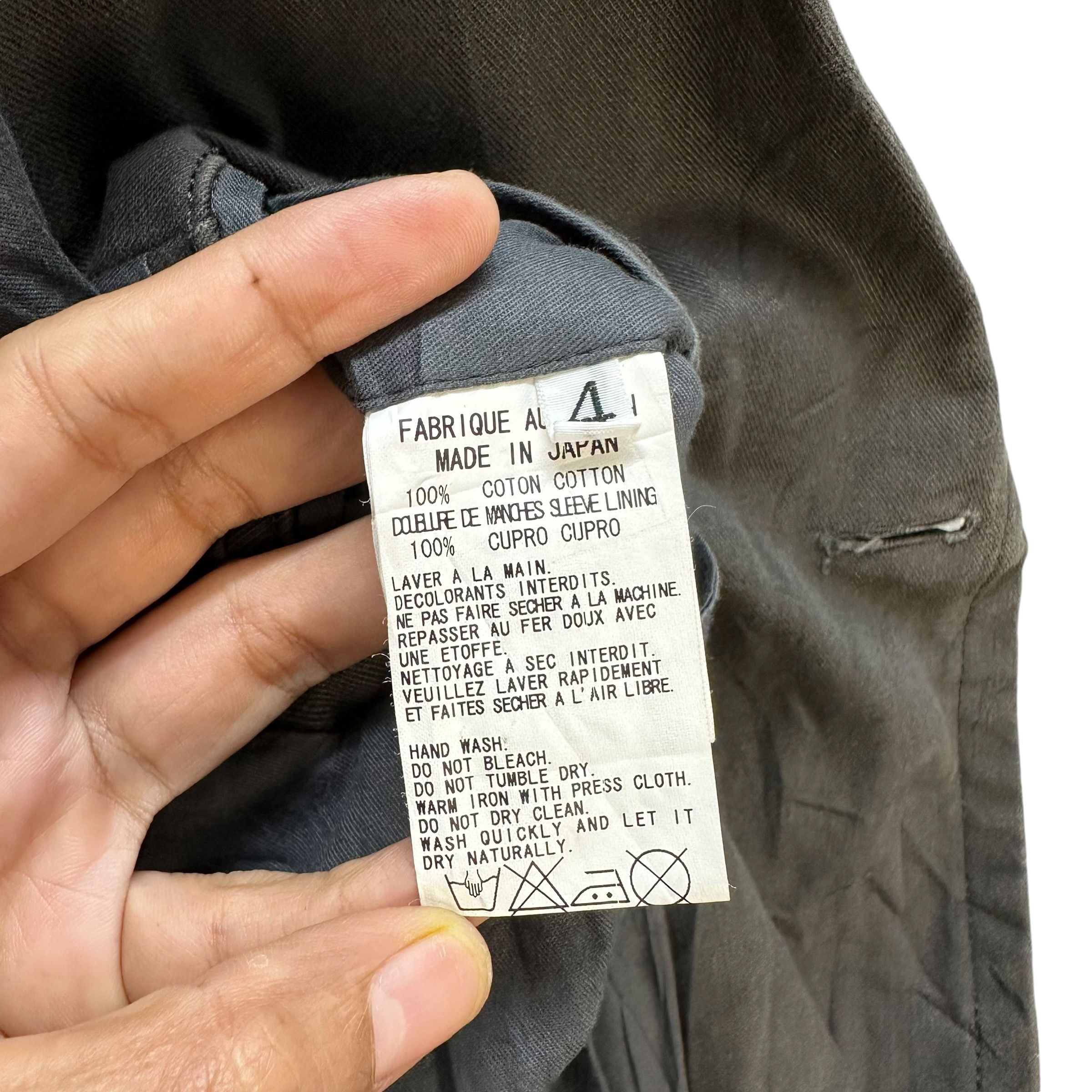 Y's Y's Single Button Trench Coat Jacket Avant Garde #A51-1184 Size US L / EU 52-54 / 3 - 11 Thumbnail