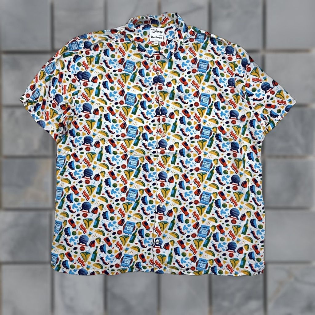 Reyn Spooner Disney Reyn Spooner Shirt Mens 2XL Epcot Food & Wine Festival 2023 Button Up Size US XXL / EU 58 / 5 - 1 Thumbnail