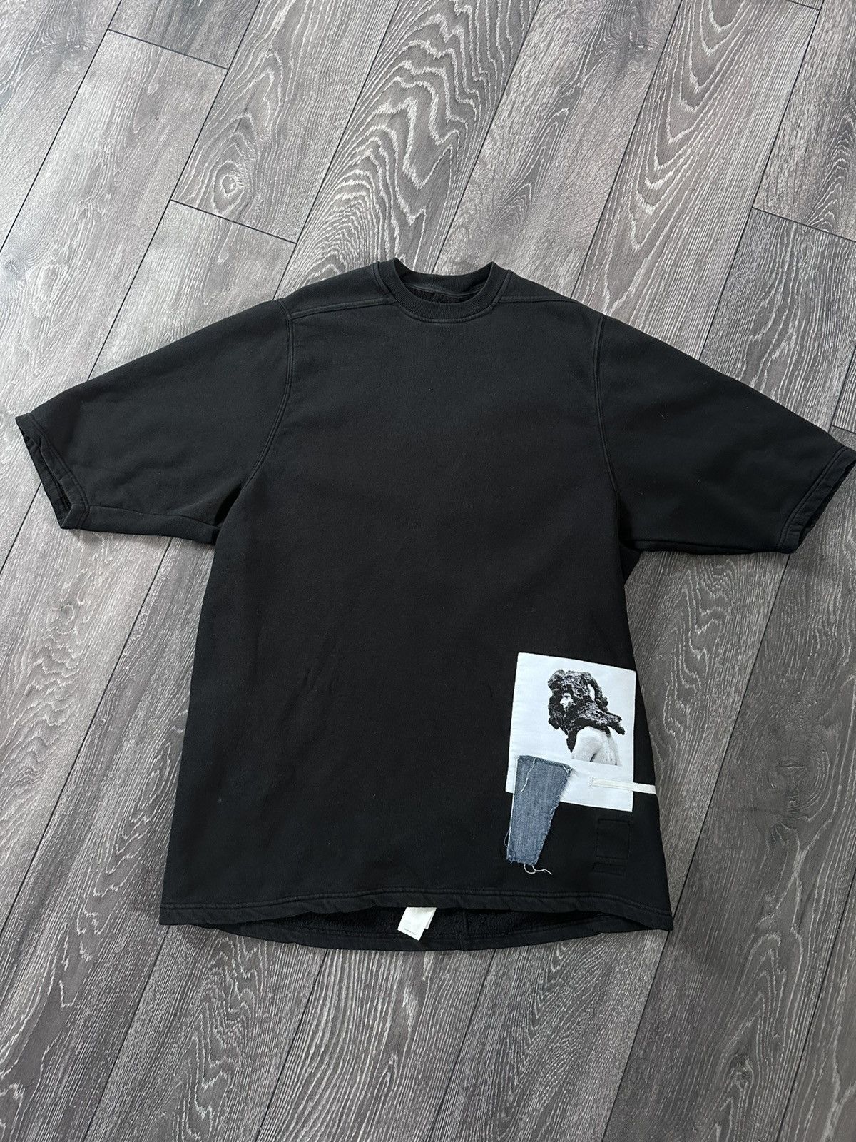 トップス RICK OWENS DRKSHDW JUMBO PATCH RICK OWENCE DRKSHDW JUMBO PATCH TEE DRKSHDW JUMBO PATCH TEE Rick