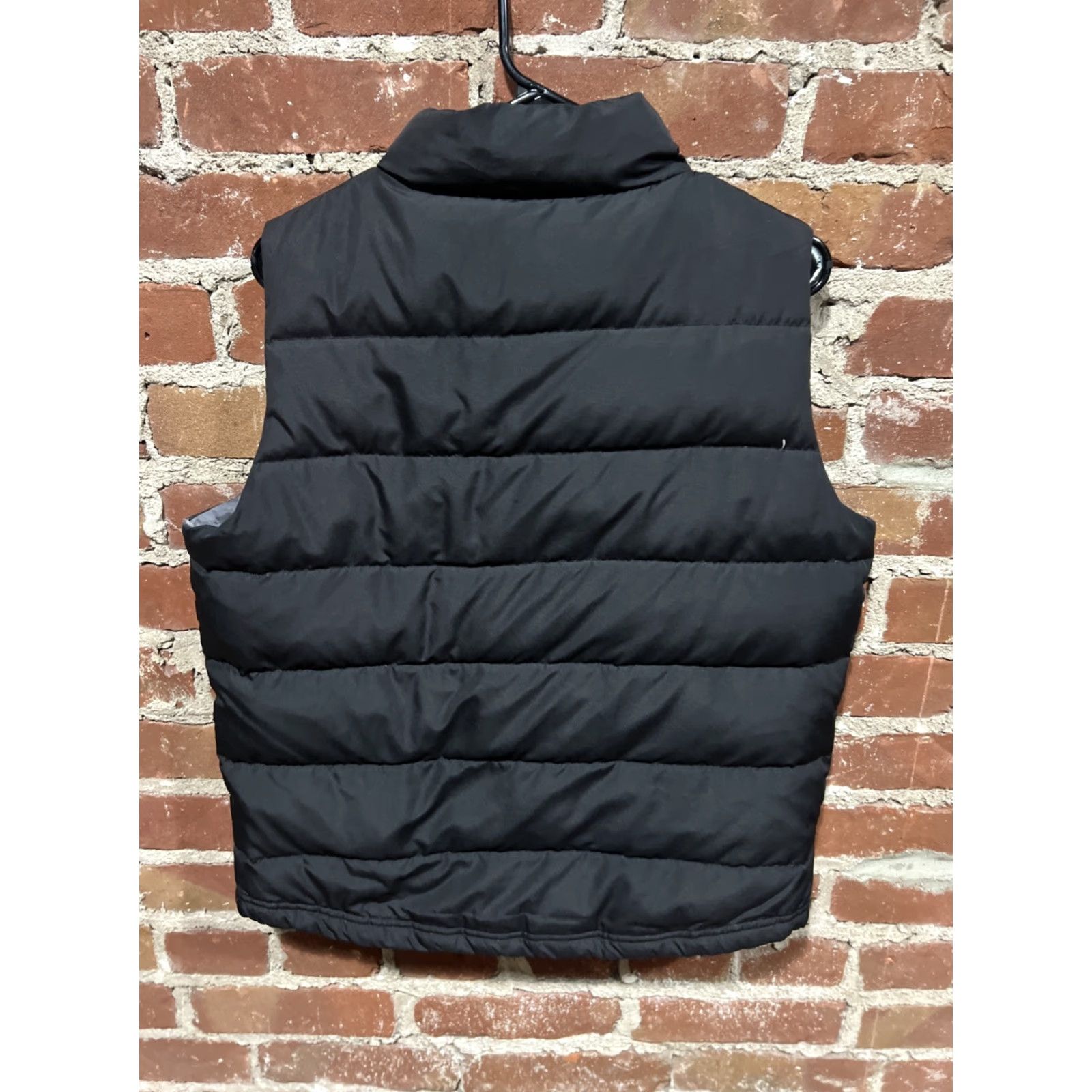 Vintage Shaver Lake Vest Mens Large Down Puffer Black Short Sleeveless Zip Size L / US 10 / IT 46 - 3 Thumbnail