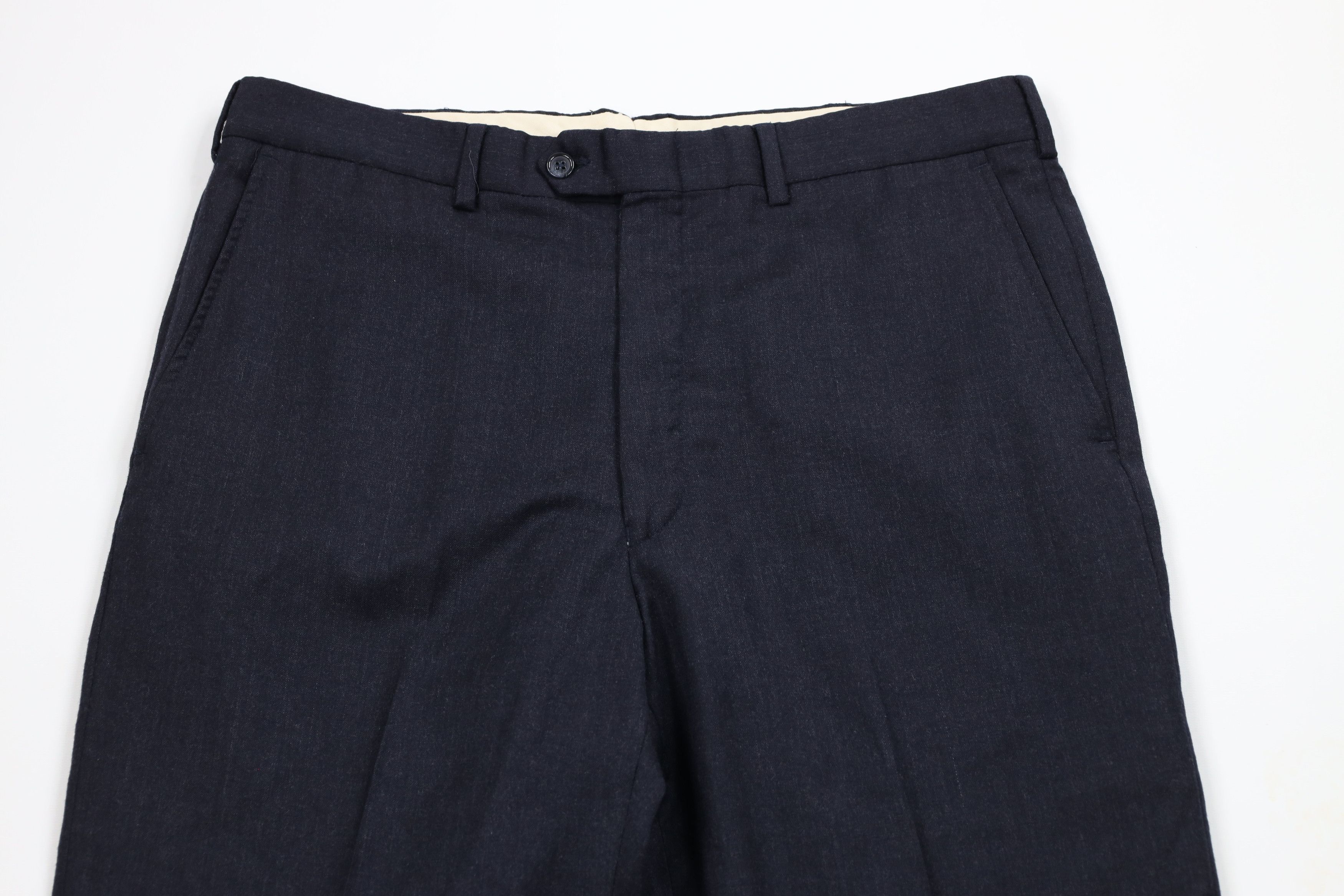 Vintage Vintage 90s Streetwear Wool Blend Wide Leg Chino Pants Size US 34 / EU 50 - 2 Thumbnail