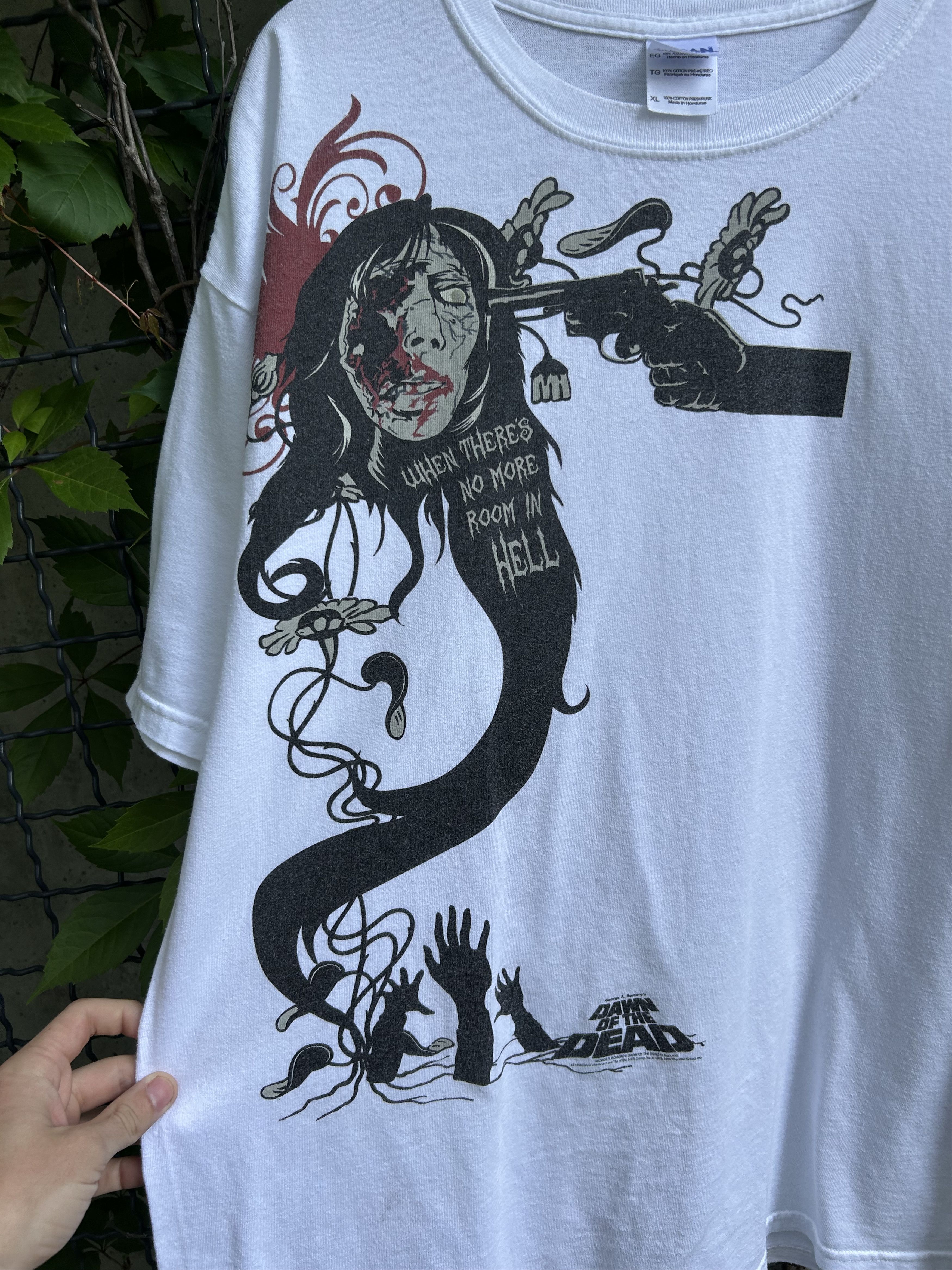 Vintage Vintage 2006 Dawn of the Dead Horror Movie T-shirt Size US XL / EU 56 / 4 - 4 Thumbnail