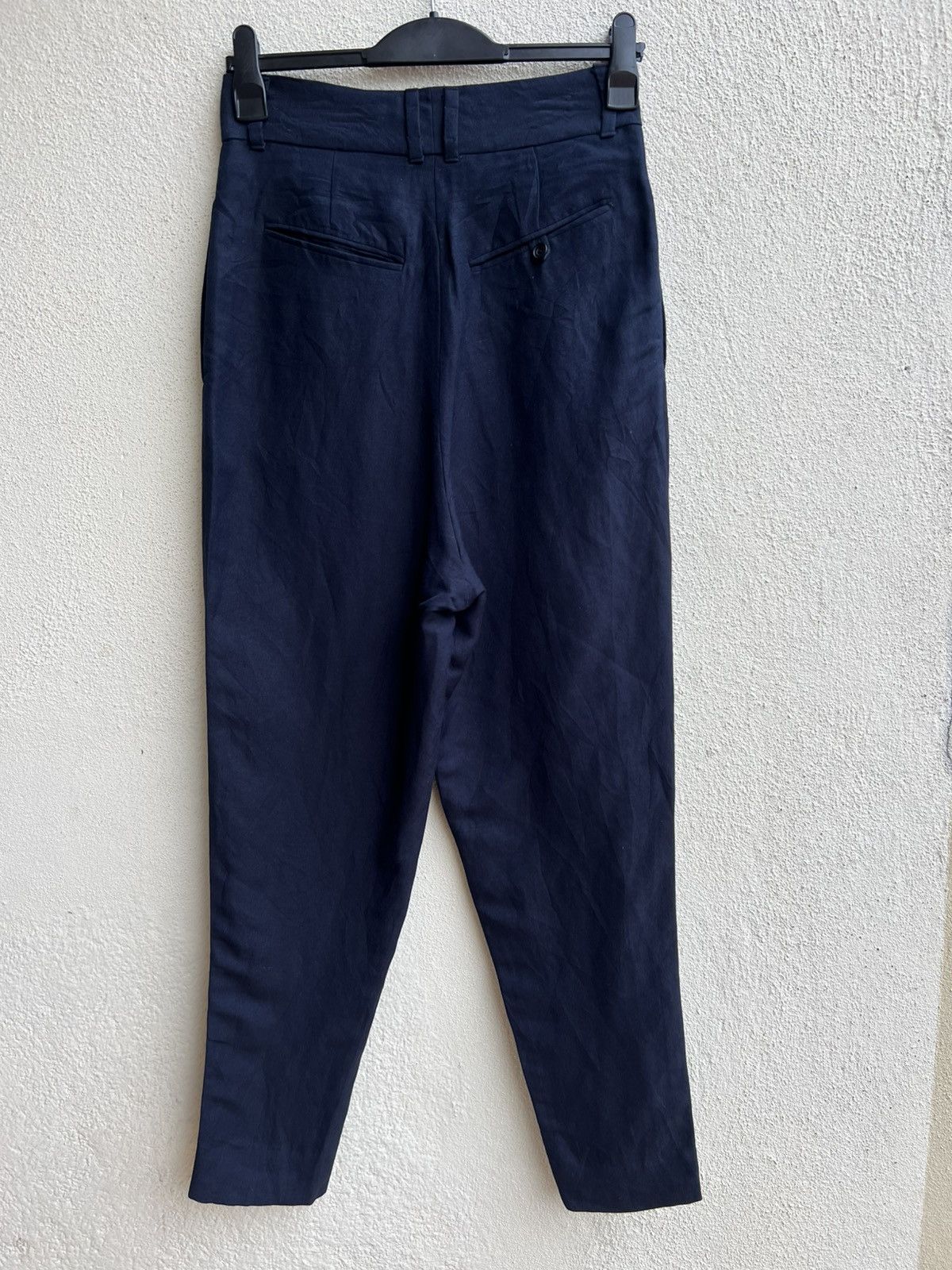 ato Ato Made in Japan Navy Blue Linen Trouser Pant Size US 29 - 13 Thumbnail