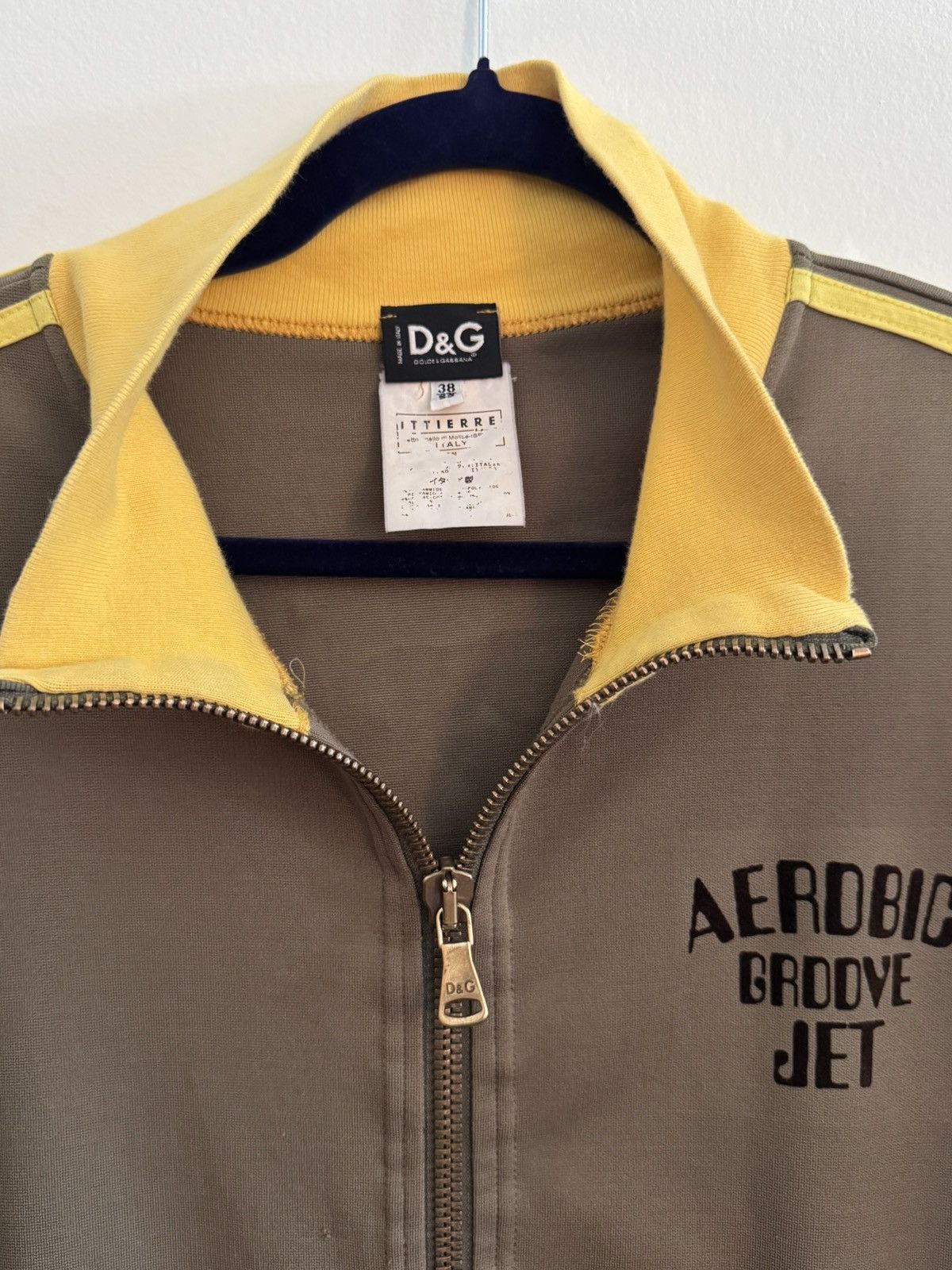 Dolce & Gabbana Dolce & Gabbana Track Jacket “Aerobic Groove Jet” Size US L / EU 52-54 / 3 - 3 Thumbnail