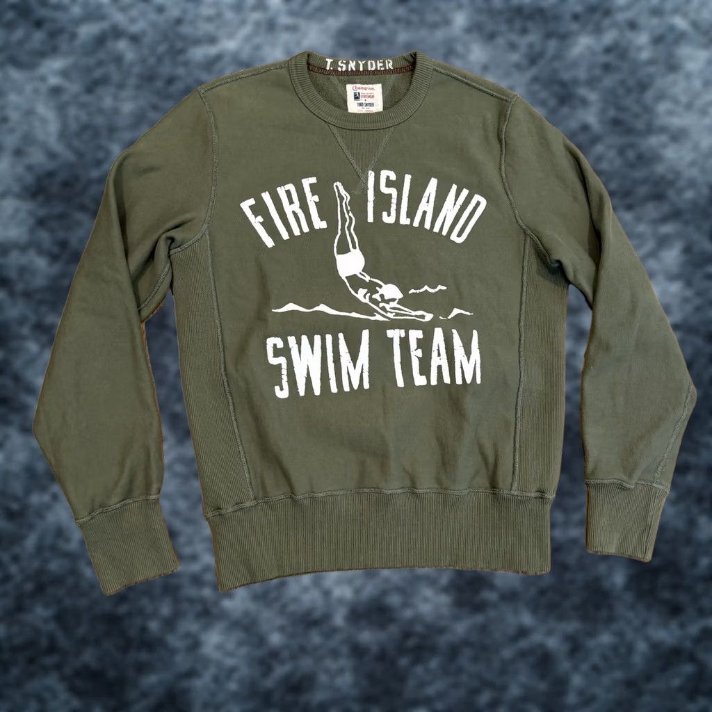 Todd Snyder Todd Snyder Sweatshirt Men’s Small Green Graphic Print Crewneck Pullover Long Sleeve Fleece Cotton Size US S / EU 44-46 / 1 - 1 Thumbnail
