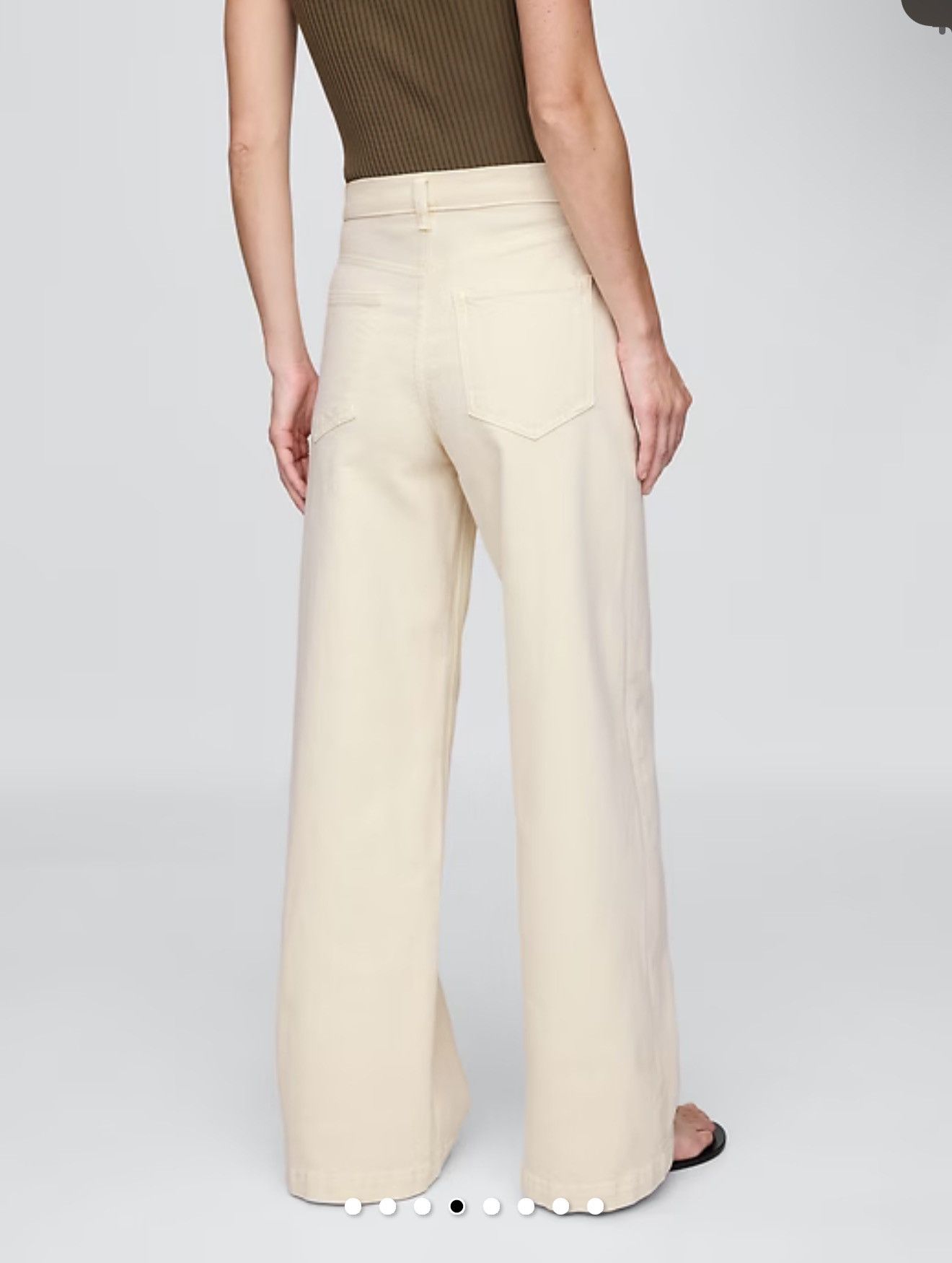 Gap GAP High Rise Stride Wide-Leg Jeans Size 28" / US 6 / IT 42 - 5 Thumbnail