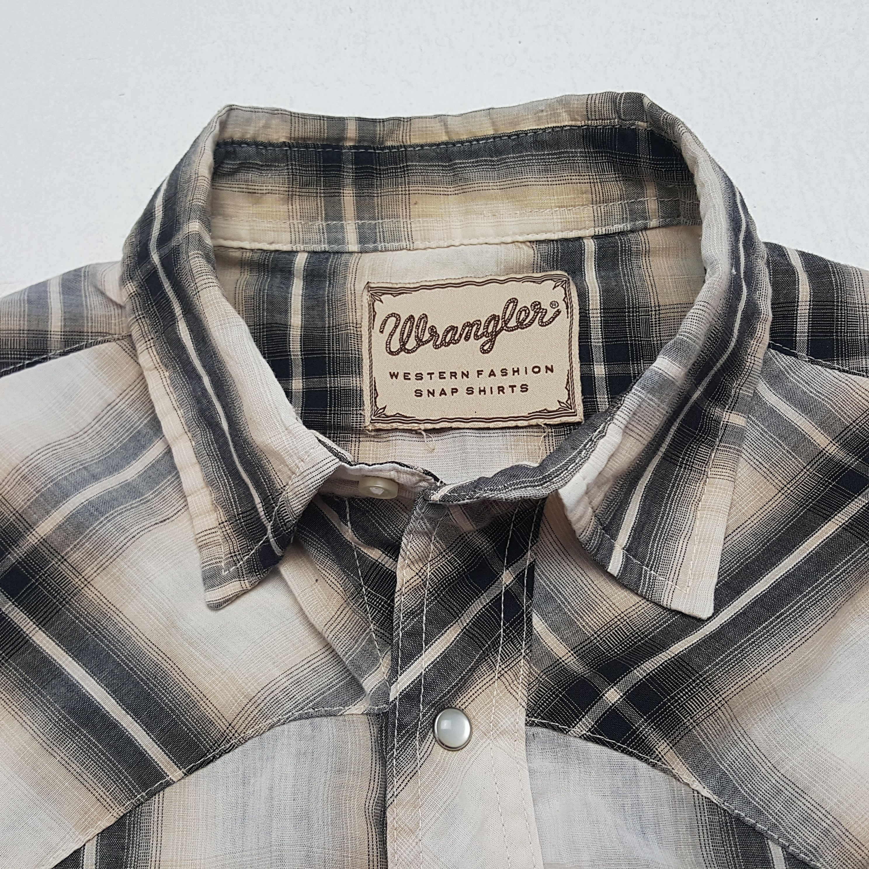 Vintage × Wrangler Vintage Wrangler Japan Button Up Flannel Size US L / EU 52-54 / 3 - 4 Thumbnail
