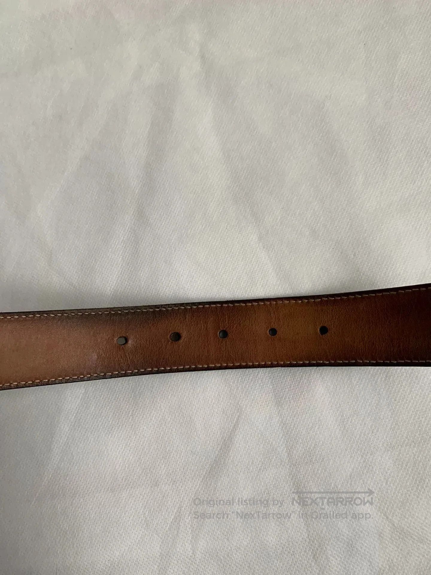 Gucci Gucci Square Buckle Embossed Belt. Size ONE SIZE - 5 Thumbnail