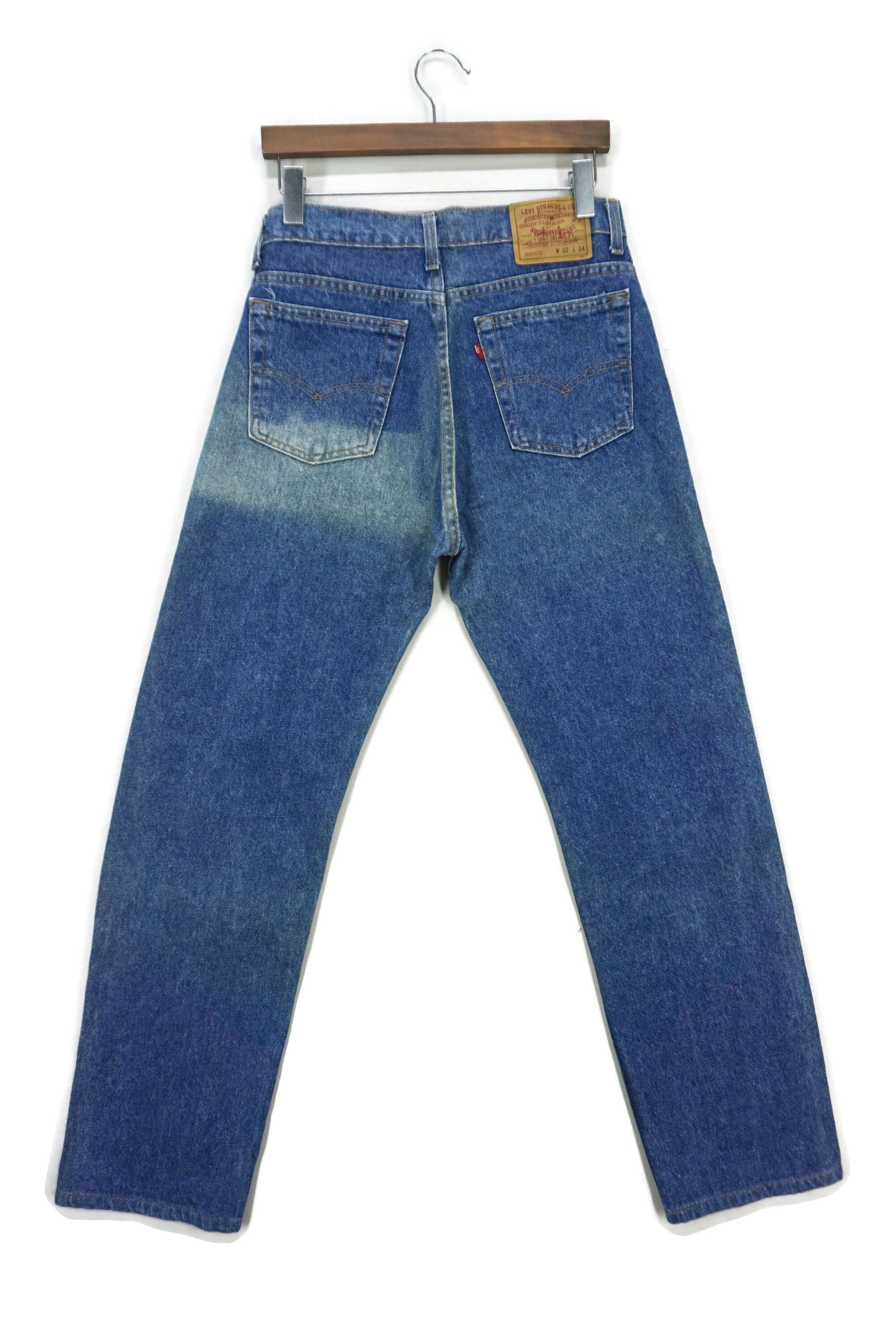 Levi's Vintage Levi's 505-0217 Jeans W32xL30.5 USA Distressed Denim Size US 32 / EU 48 - 1 Thumbnail
